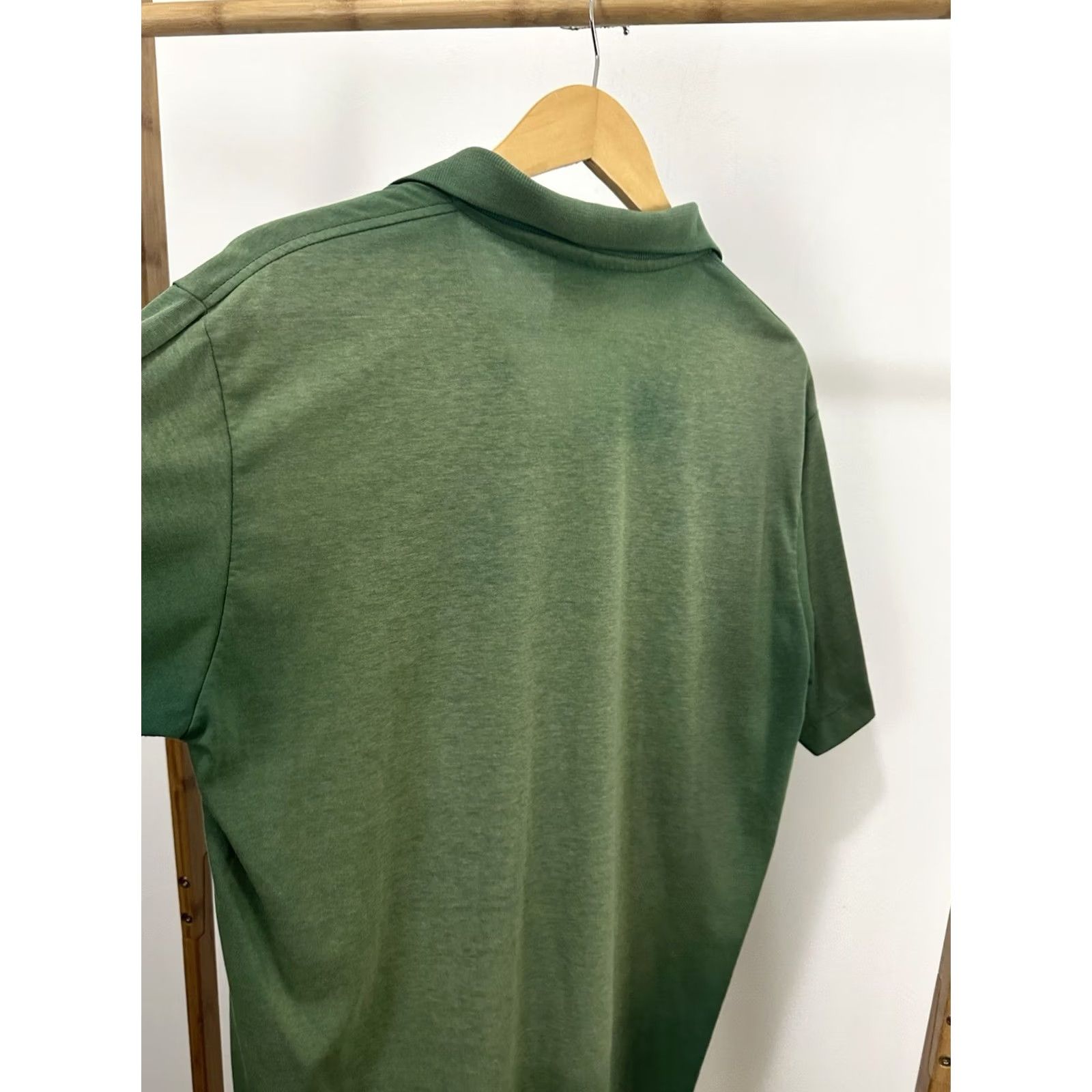 Hanes VTG Hanes XL Green Pocket Work Polo Shirt Men 90s Worn FP Dadcore Gradient Sun Faded Thin Burnout Short Sleeve Shirt Size US XL / EU 56 / 4 - 5 Thumbnail