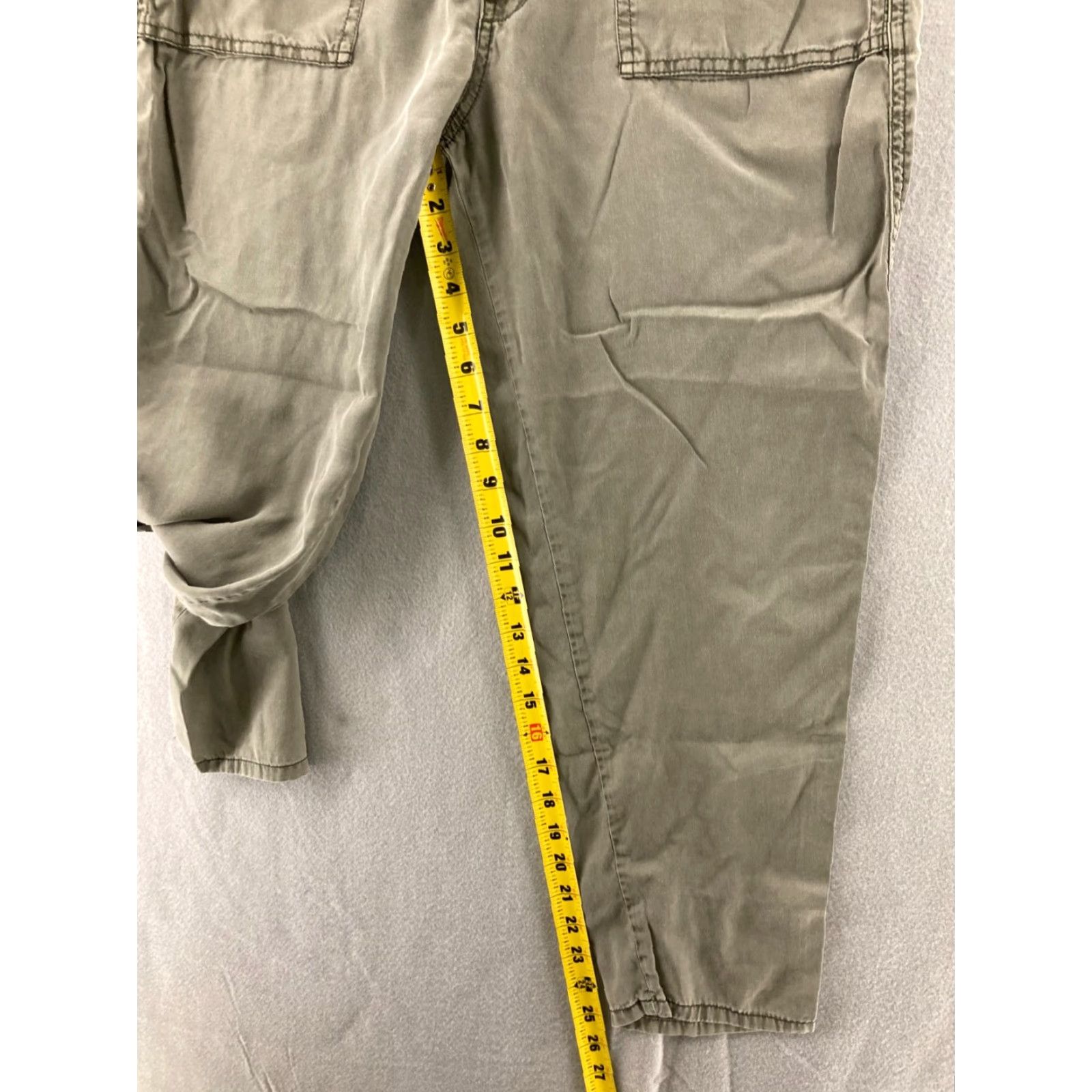 Abercrombie & Fitch VINTAGE Abercrombie & Fitch Pants Women M Gray Elastic Waist Ankle Hiking 90s Mens? Womens Size 32" / US 10 / IT 46 - 5 Thumbnail