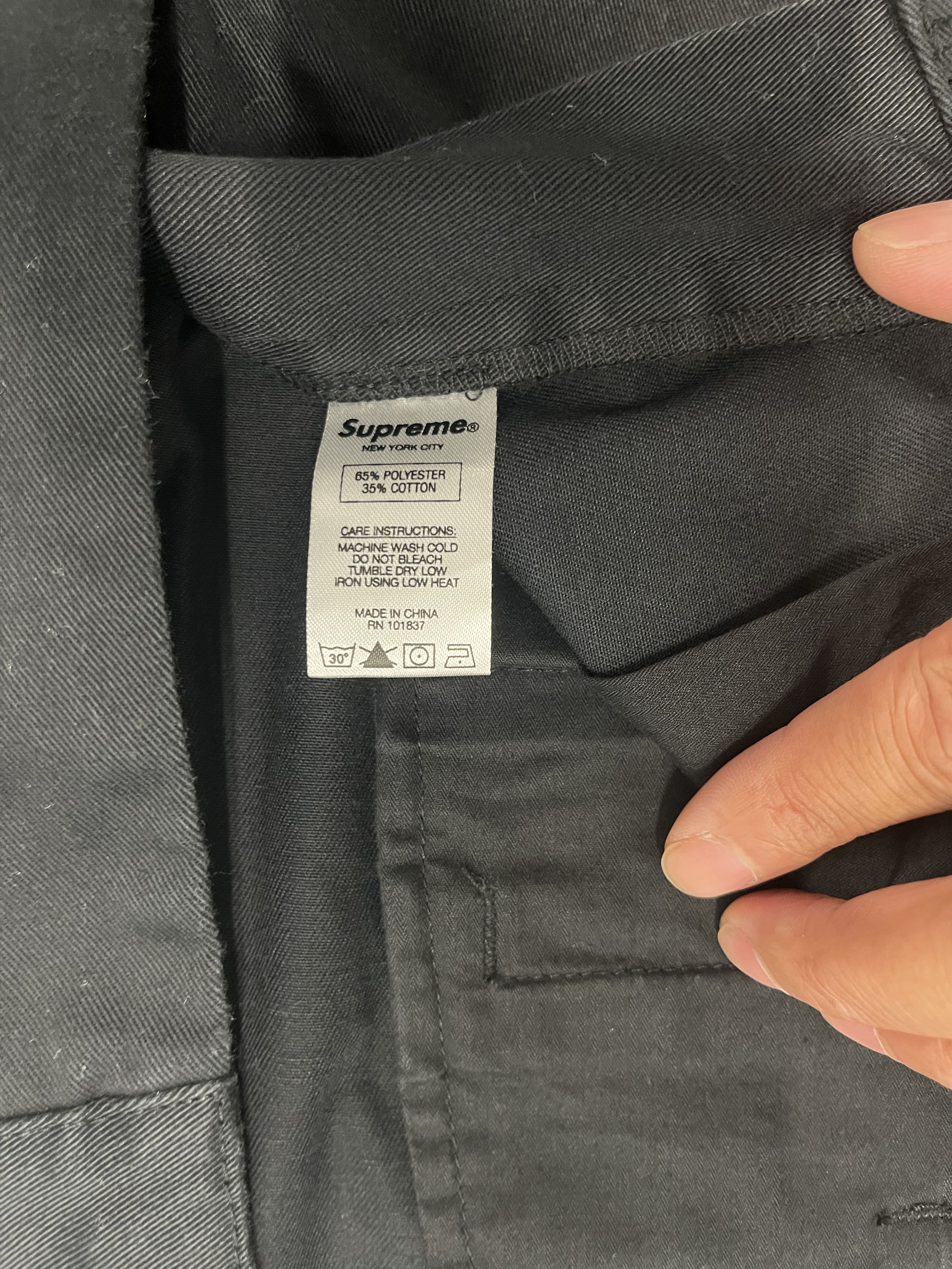 Supreme Supreme work pant black Size US 30 / EU 46 - 4 Thumbnail