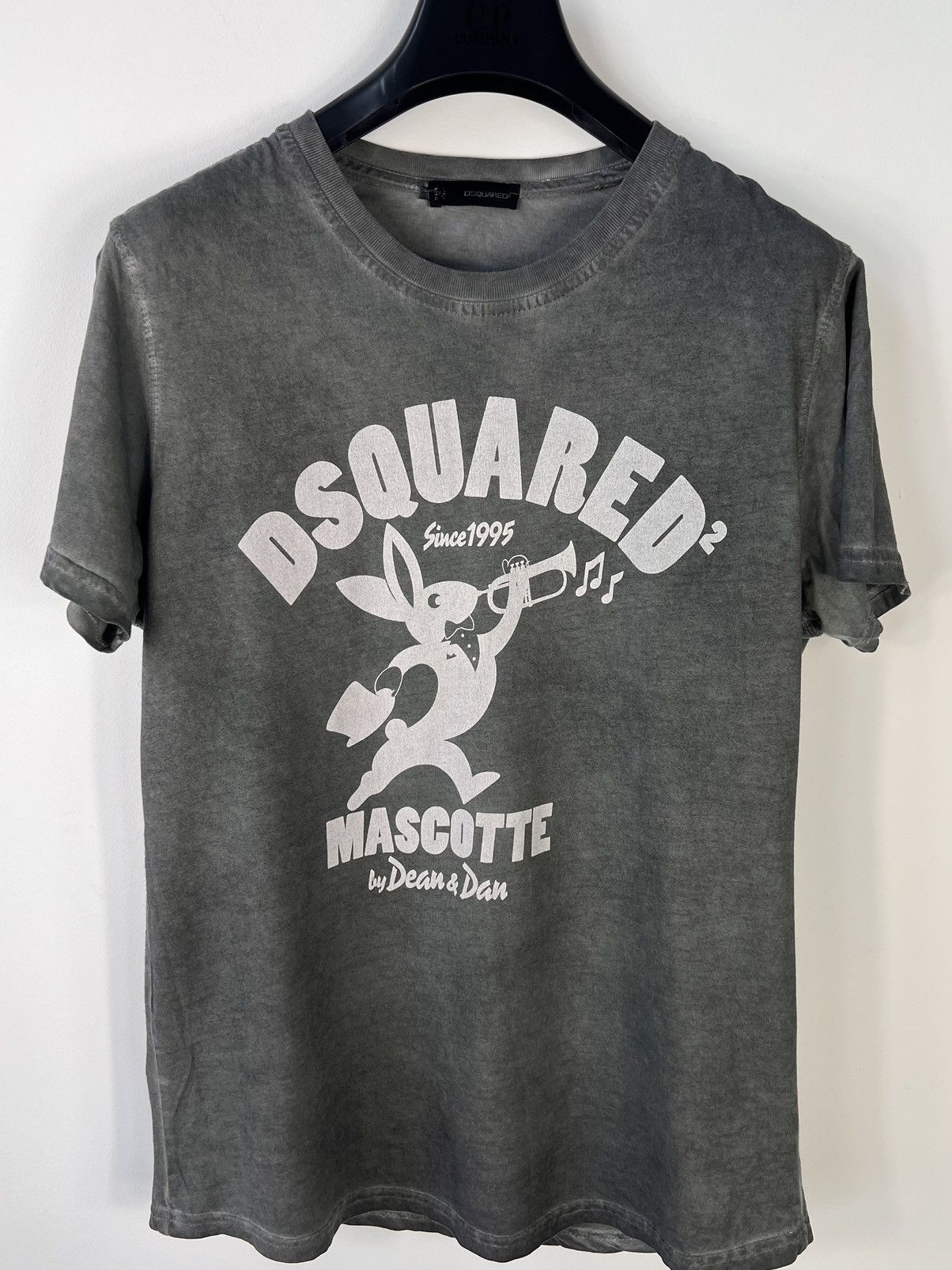 Dsquared2 Dsquared2 Rabbit Mascotte T-shirt Washed Grey Luxury Rare Size US M / EU 48-50 / 2 - 4 Thumbnail