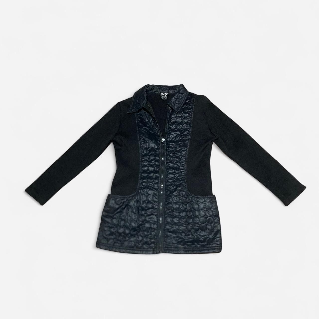 Cop Copine Vintage COP COPINE Black quilted puffer trim jacket Size M / US 6-8 / IT 42-44 - 1 Thumbnail