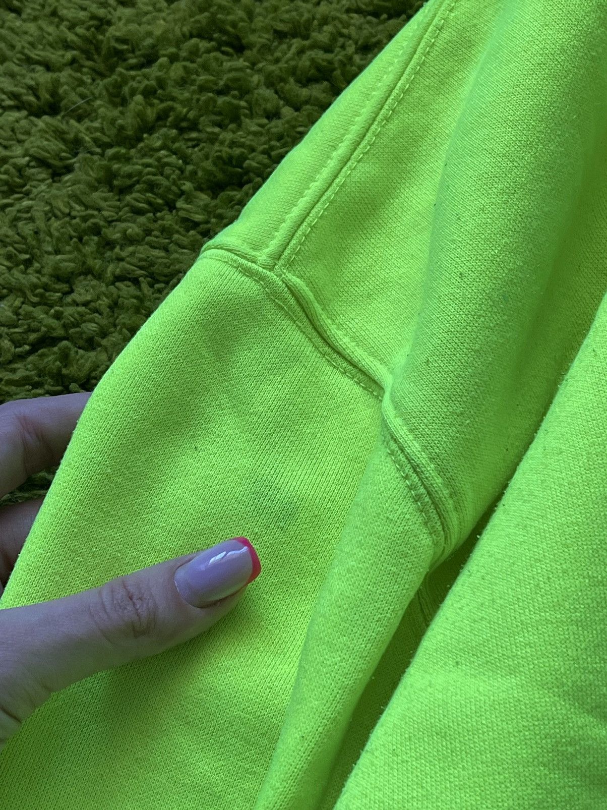 Carhartt × Carhartt Wip Carhartt workcore style neon green hoodie Size US M / EU 48-50 / 2 - 8 Thumbnail