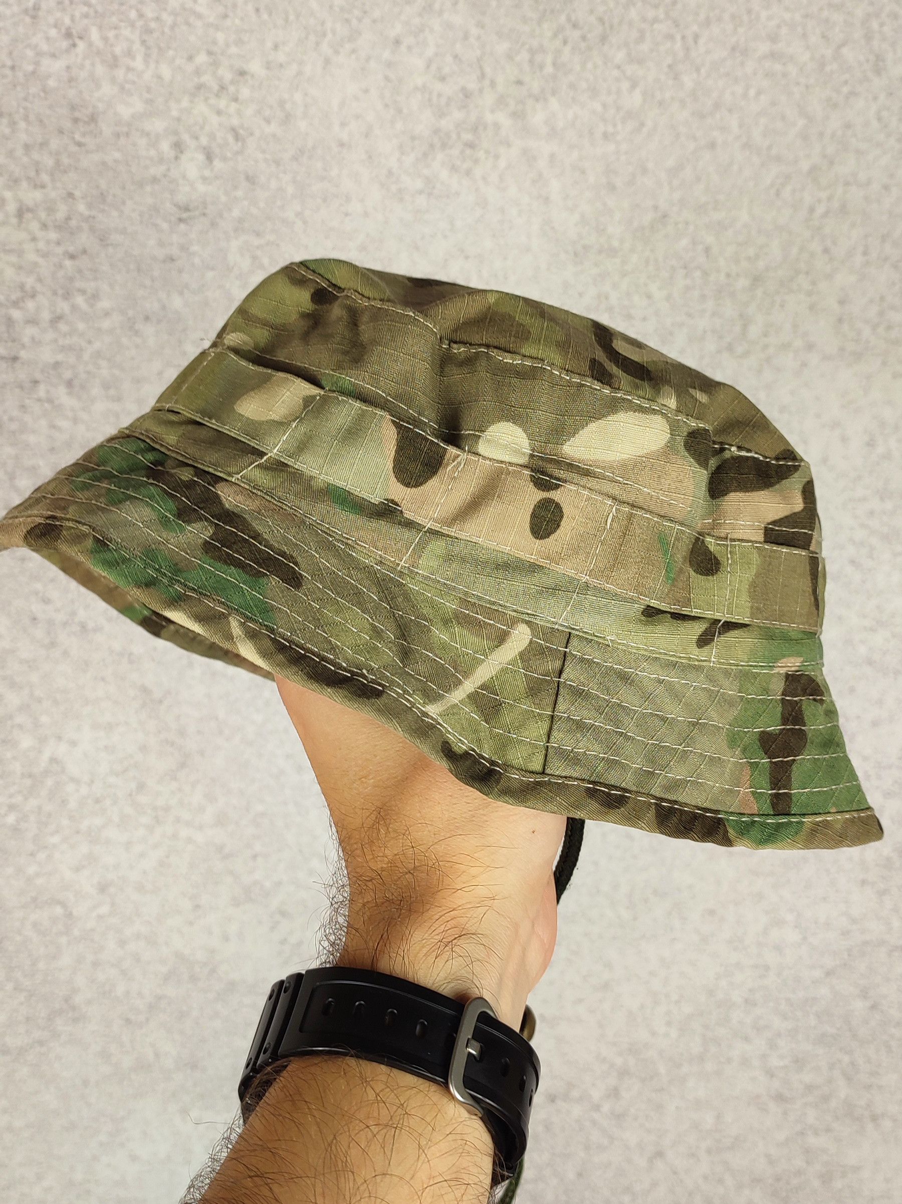 Vintage Vintage Military Bucket Hat Size ONE SIZE - 3 Thumbnail