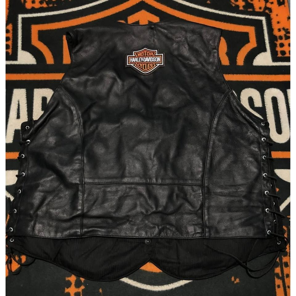 Genuine Leather LEGENDARY PRODUCTS Leather Vest 2XL Women, Made in USA Size XXL / US 16-18 / IT 52-54 - 6 Thumbnail
