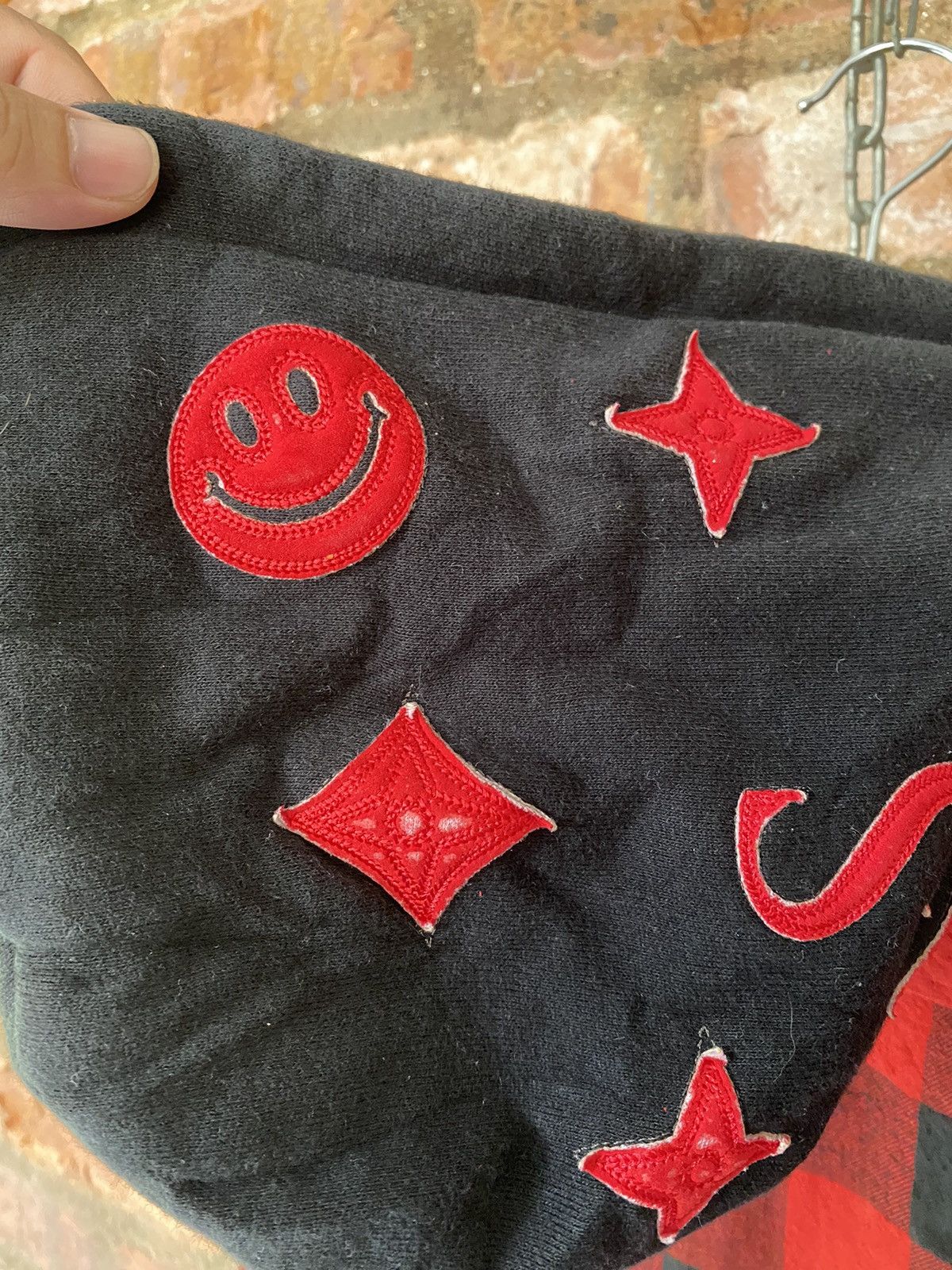 Japanese Brand Stud Muffin Japan Skull shadow flannel smile hoodie Size US M / EU 48-50 / 2 - 10 Thumbnail