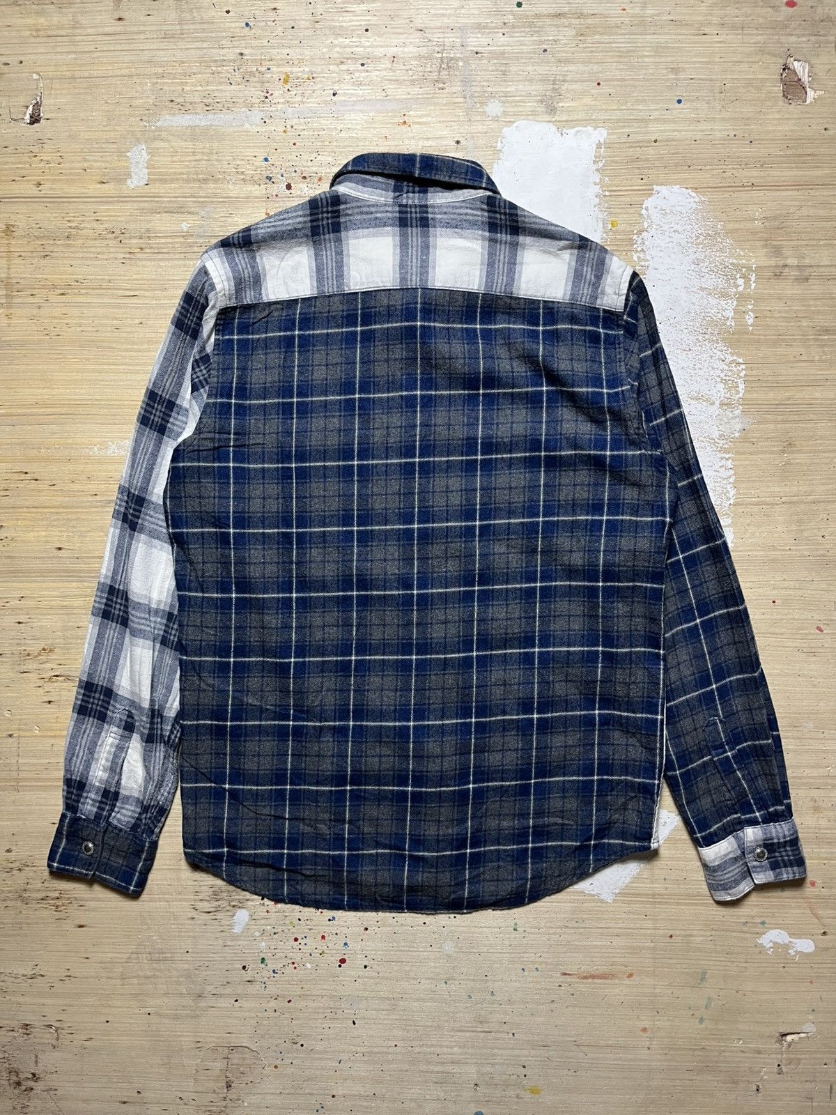 FDMTL FDMTL AW16 INDIGO CHECK SHIRT Size US M / EU 48-50 / 2 - 12 Thumbnail