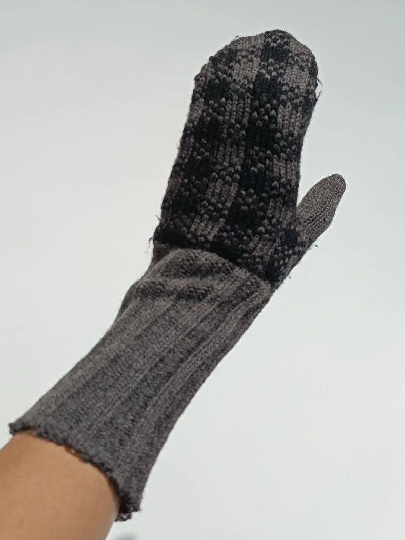 Y's Y's Long Finger-less Wool Gloves Size ONE SIZE - 9 Thumbnail