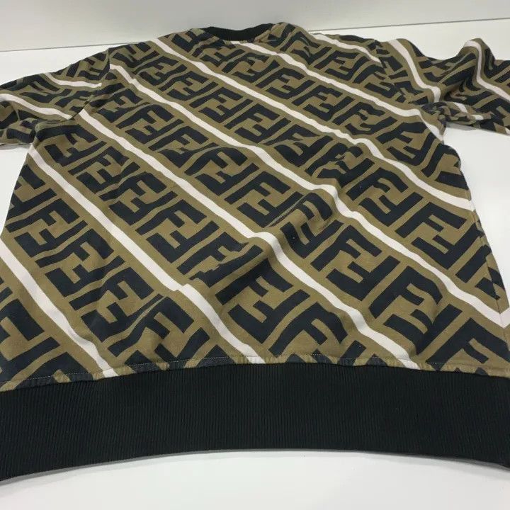 Fendi Fendi Brown Letter Print Long Sleeve Sweatshirt -2507 Size US M / EU 48-50 / 2 - 9 Thumbnail