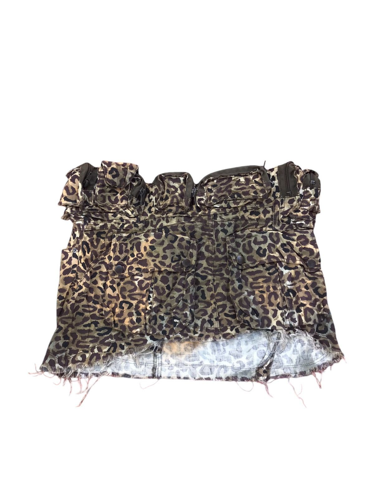 Le Grande Bleu (L.G.B.) RARE LGB SKIRT CAMO SEDITIONARIES PUNK STYLE Size 26" / US 2 / IT 38 - 3 Thumbnail