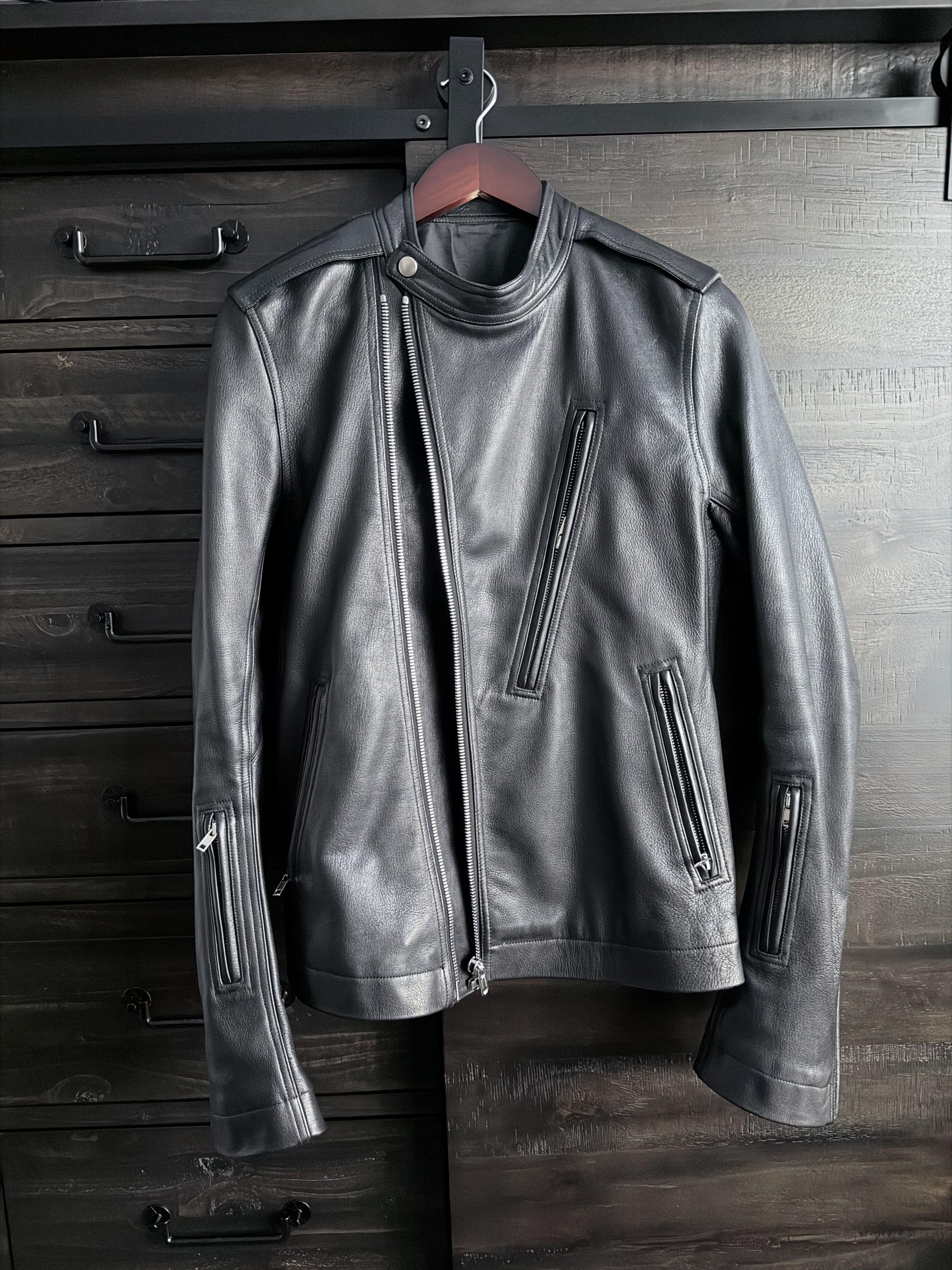 Rick Owens Rick Owens Cyclops Leather Jacket - Black (S/S 16