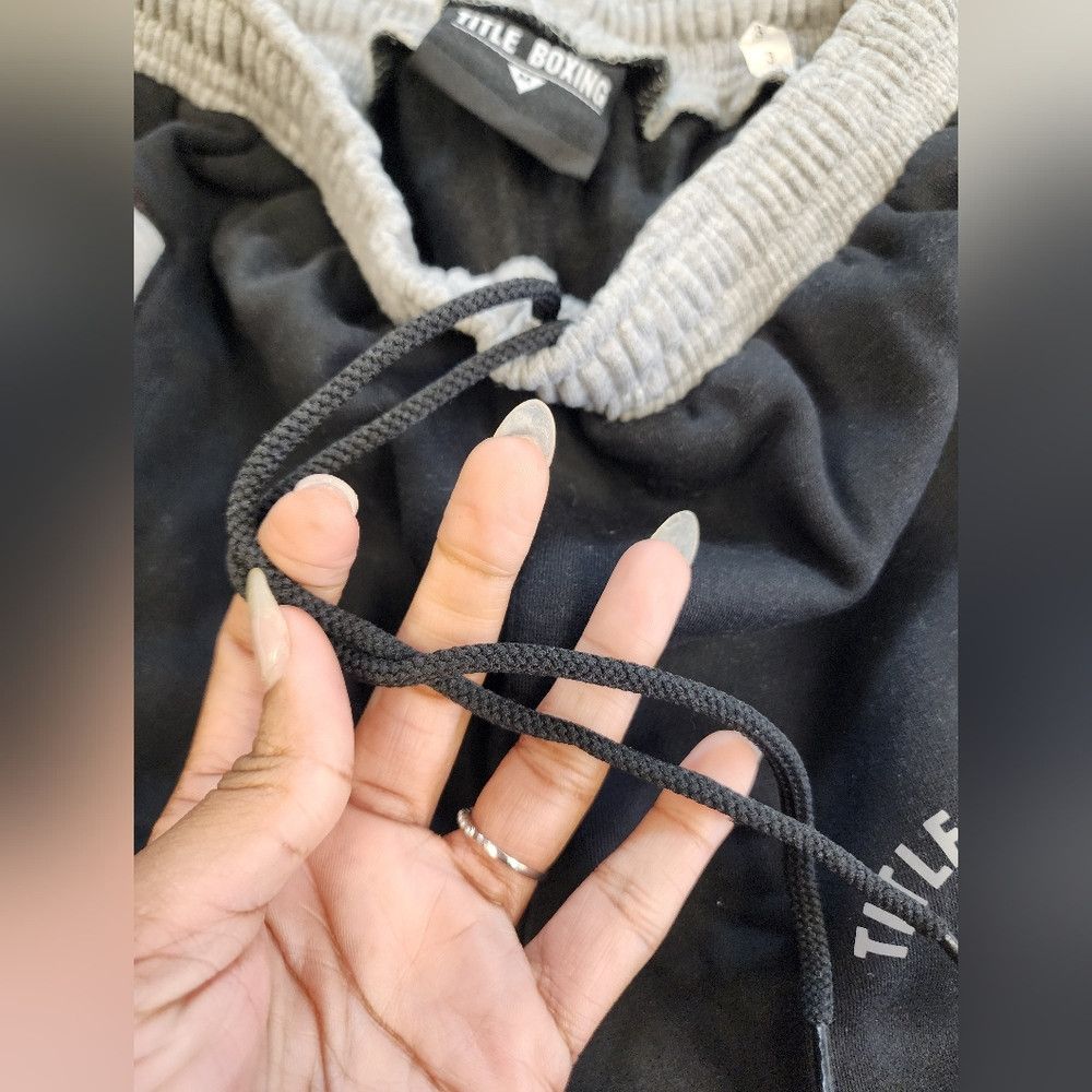 Other Title Boxing Black Grey Training Joggers Warm Pockets Size US 30 / EU 46 - 9 Thumbnail