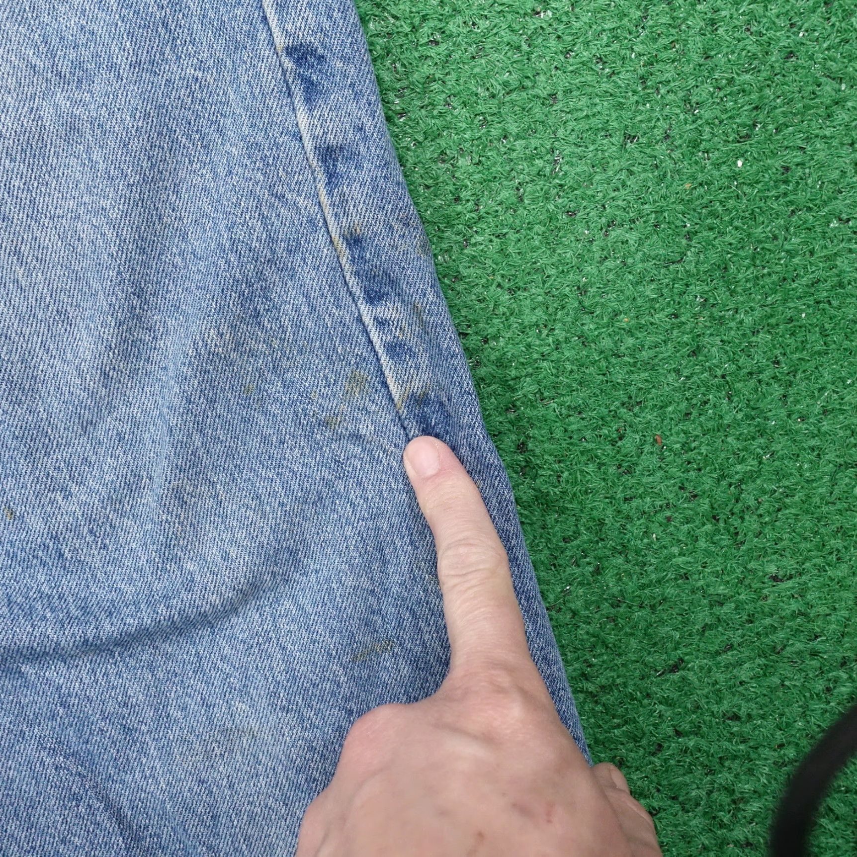 Levi's VINTAGE LEVI'S 505 REGULAR FIT 90s BLUE DENIM JEANS 38X32 MENS Size US 38 / EU 54 - 6 Thumbnail