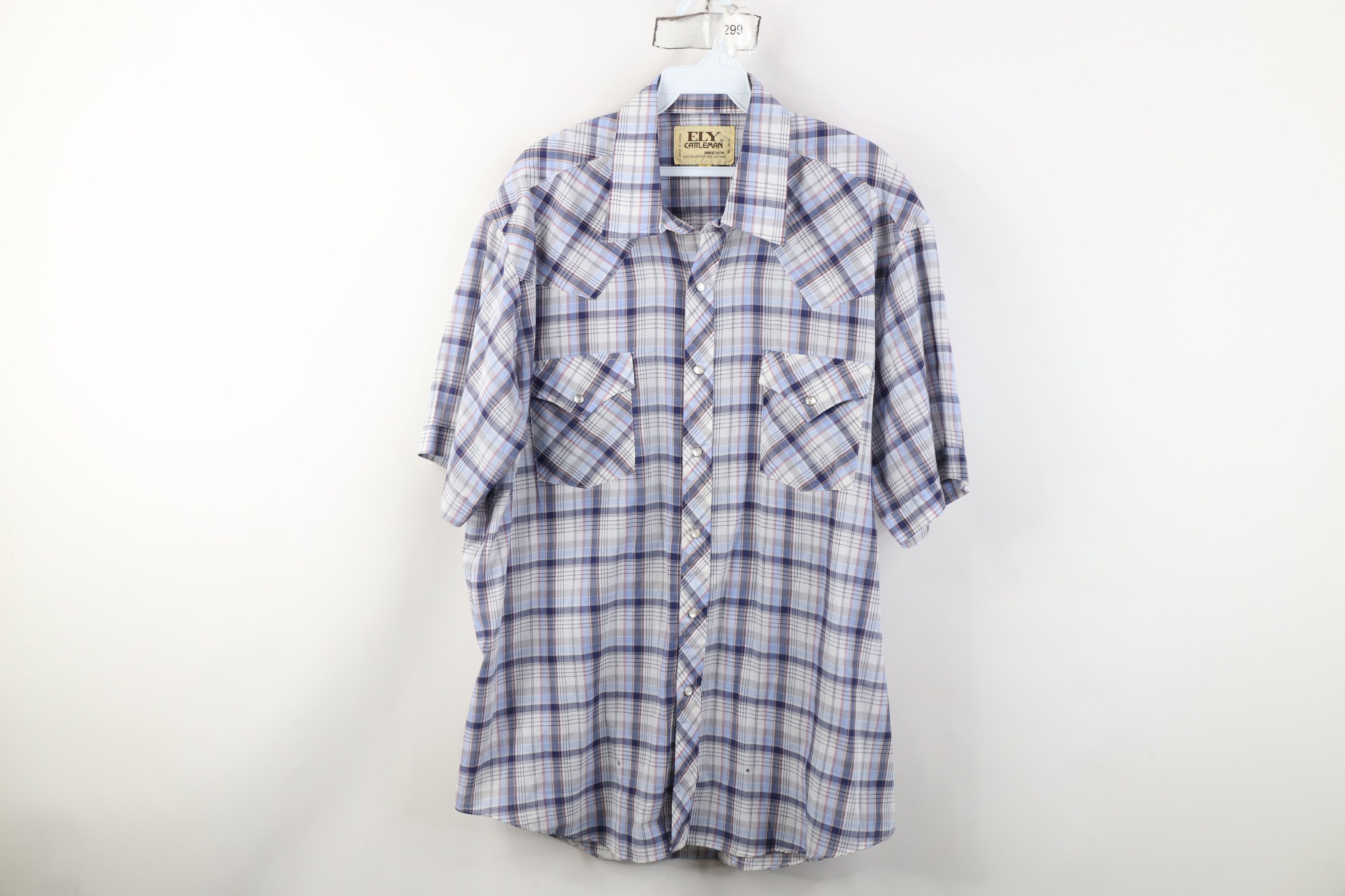 Vintage Vintage 70s Rockabilly Western Cowboy Short Sleeve Shirt Size US XL / EU 56 / 4 - 1 Thumbnail
