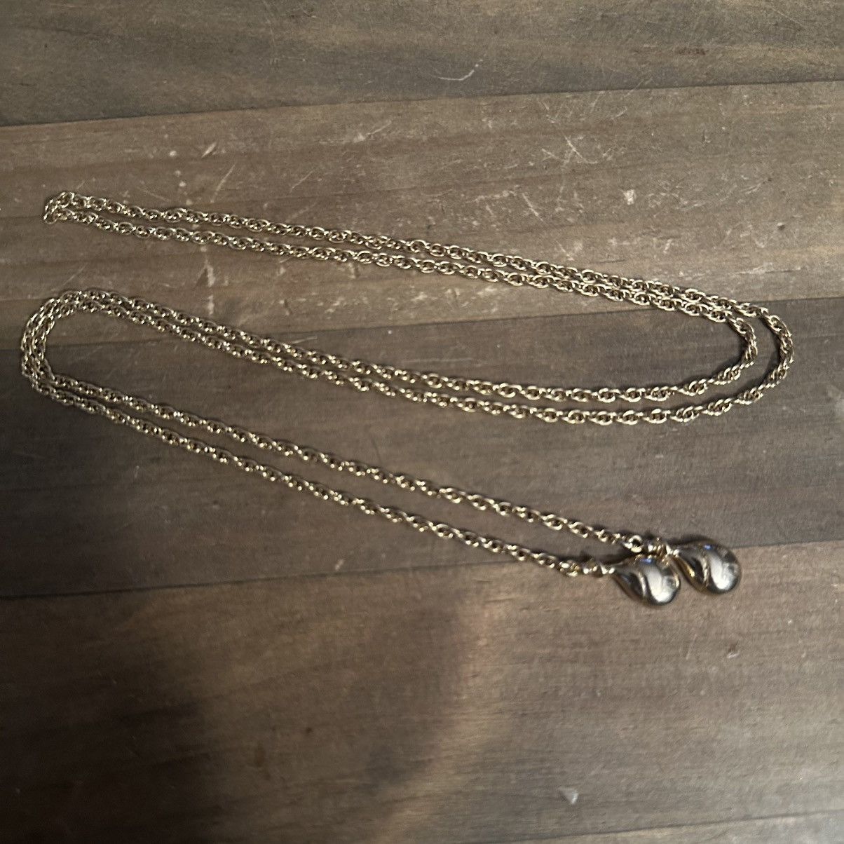 Vintage Vintage gold tone rope chain lariat necklace Size ONE SIZE - 3 Thumbnail