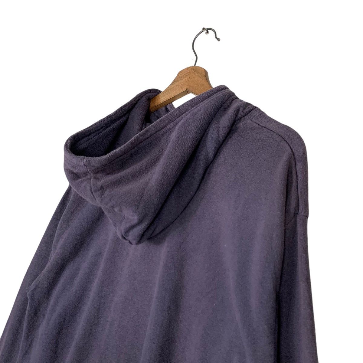 Disney DISNEY Mickey Mouse Big Logo Faded Purple Hoodies #1543-C69 Size US M / EU 48-50 / 2 - 9 Thumbnail