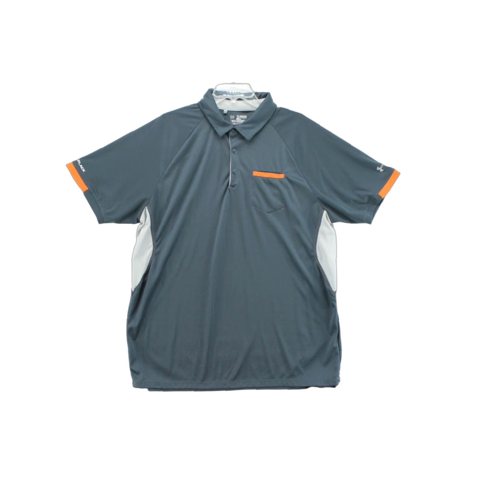 Under Armour VINTAGE? No—Under Armour Polo Shirt Men 2XL Gray Orange Coldblack Golf Performance Polo Adult 2XL Gray Orange Golf Under Armour HeatGear Mens Polo Size US XXL / EU 58 / 5 - 1 Thumbnail