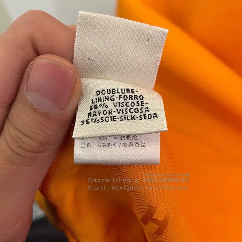 Hermes Hermes Orange Vest Dress Size XXS / US 00 / IT 34 - 5 Thumbnail