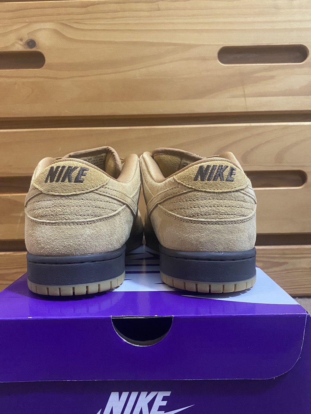 Nike SB Nike SB Dunk Low Wheat Mocha Size 11.5 Size US 11.5 / EU 44-45 - 5 Thumbnail