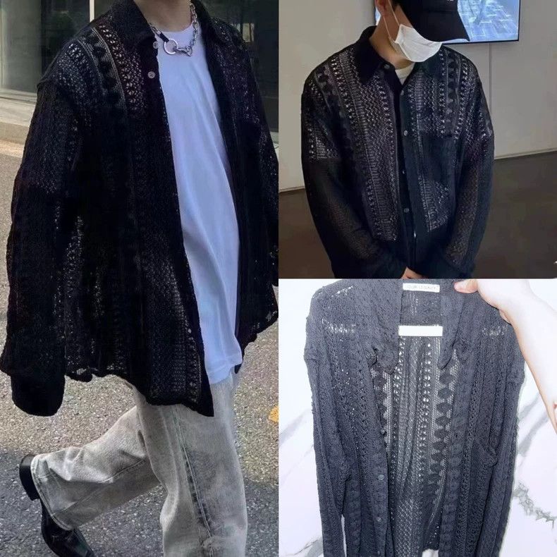 Our Legacy Our Legacy size44 Carved lace open shirt Size US S / EU 44-46 / 1 - 1 Thumbnail