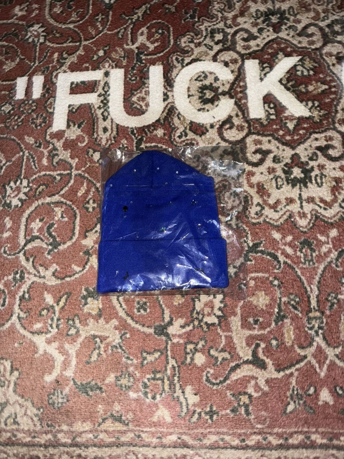 Lil Yachty × Nike LAB ( Life’s A Blur ) Blue Beanie Size ONE SIZE - 3 Thumbnail