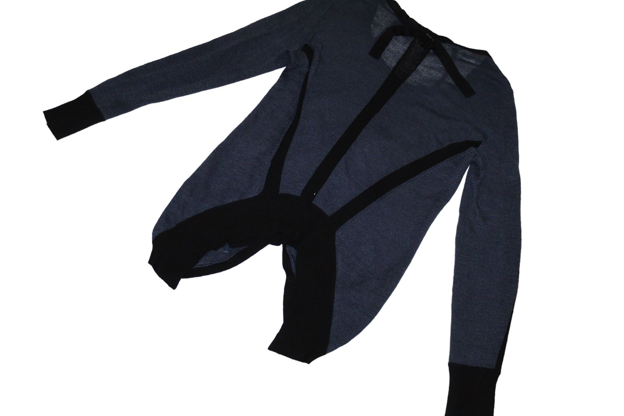 Yohji Yamamoto Y's Red Label Ramie Linen Blend Asymmetric Layered Cardigan Size US M / EU 48-50 / 2 - 8 Thumbnail