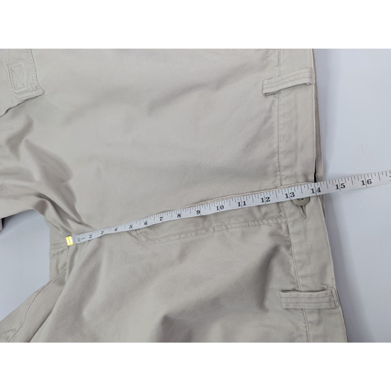 Anchor Blue VINTAGE Anchor Blue Cargo Shorts Zip Pocket Men's 40 Beige Skate Baggy Outdoors Y2K Size US 40 / EU 56 - 5 Thumbnail