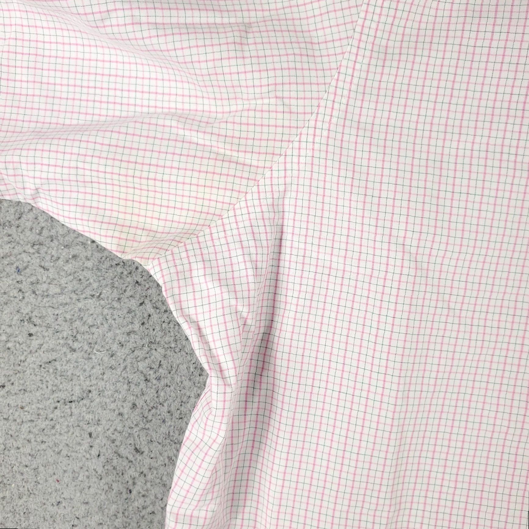 Brooks Brothers VINTAGE Brooks Brothers Shirt Mens 17.5 Pink Check Dress Long Sleeve Button-Down Collar Regular Fit Non-Iron Casual/Workwear Mens Size 46R - 3 Thumbnail