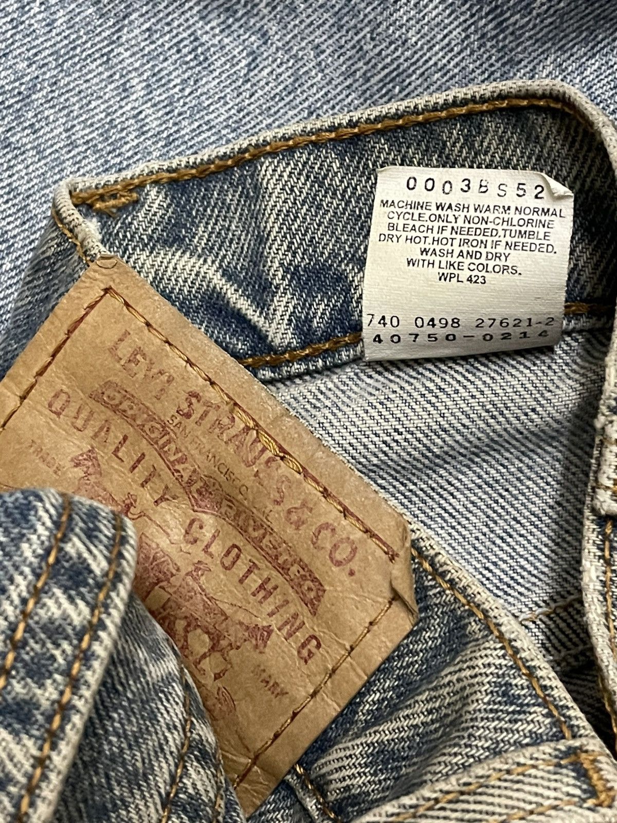 Levi's Vintage Clothing Vintage 1990s Levis Usa 550 Style Distressed Dirt Denim Size US 28 / EU 44 - 18 Thumbnail