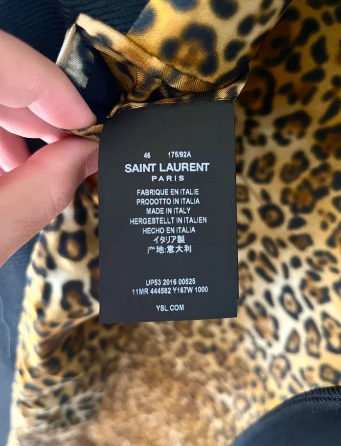 Saint Laurent Paris × Yves Saint Laurent Saint Laurent 16fw black gun collar coat2410-Nextarrow Size US S / EU 44-46 / 1 - 7 Thumbnail