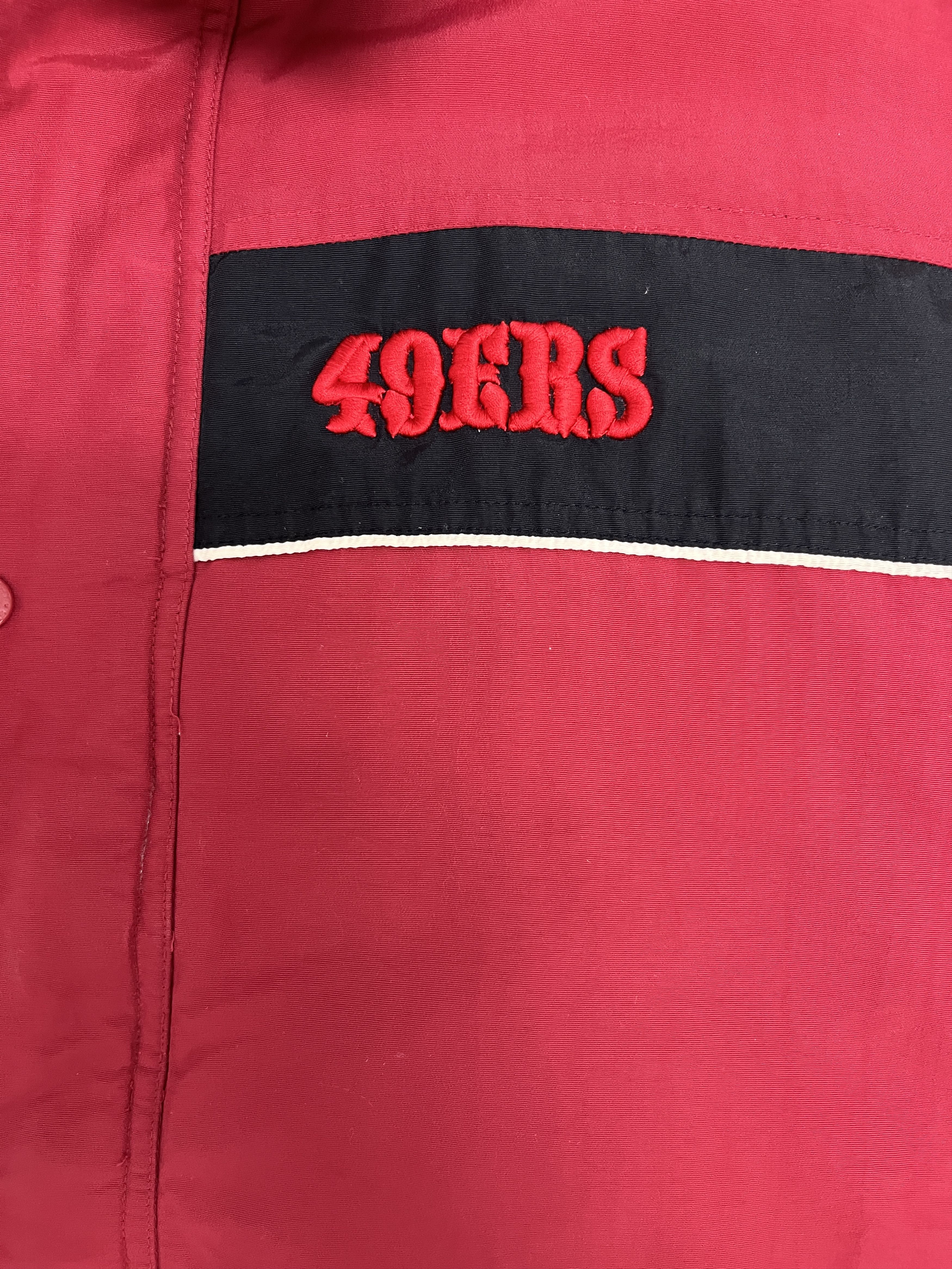 Vintage San Francisco 49ers Stitched Vintage Red Jacket Size US M / EU 48-50 / 2 - 2 Thumbnail