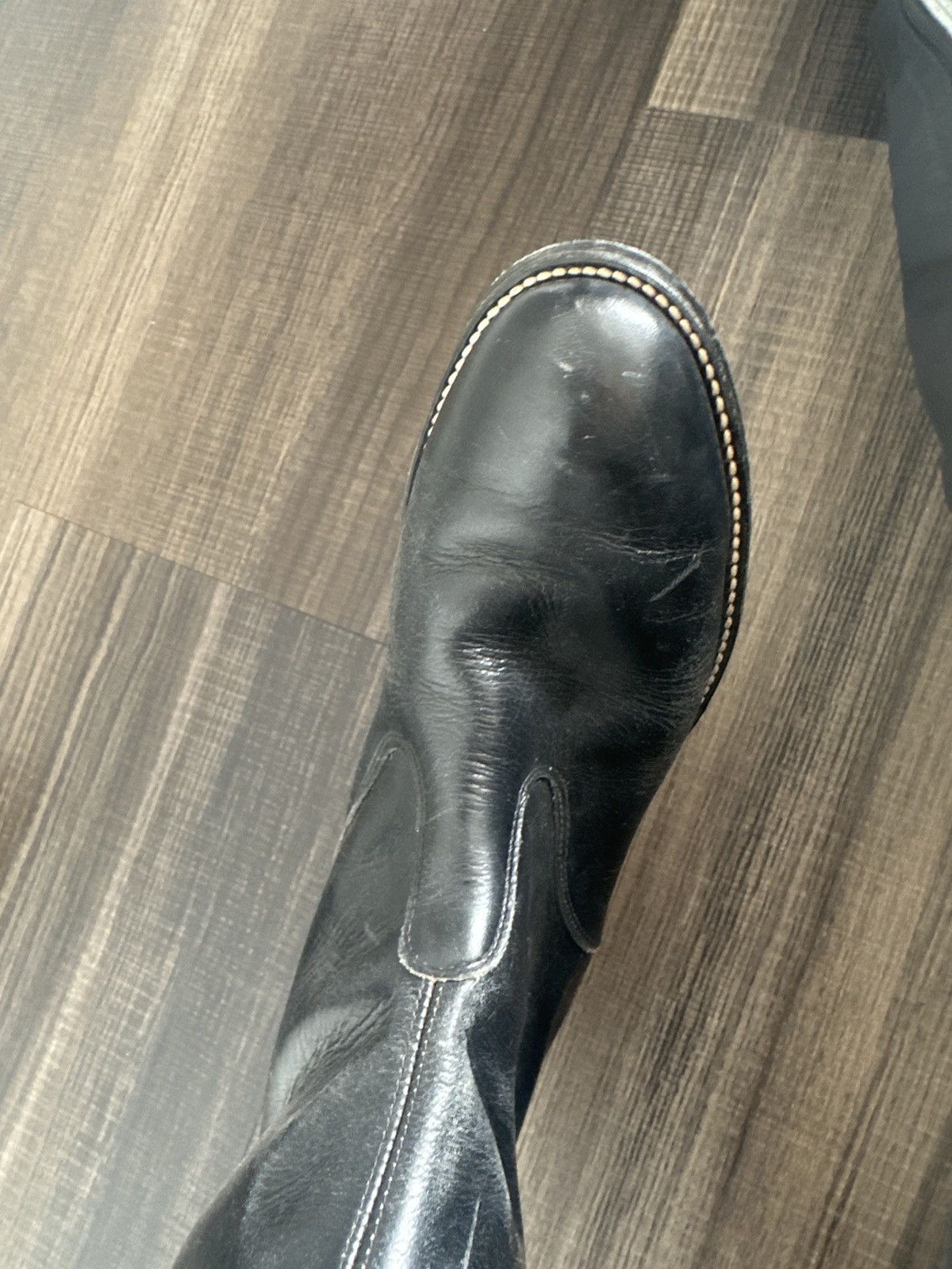 Leather × Vintage Cute Tie Leather Boot Size US 8.5 / IT 38.5 - 10 Thumbnail