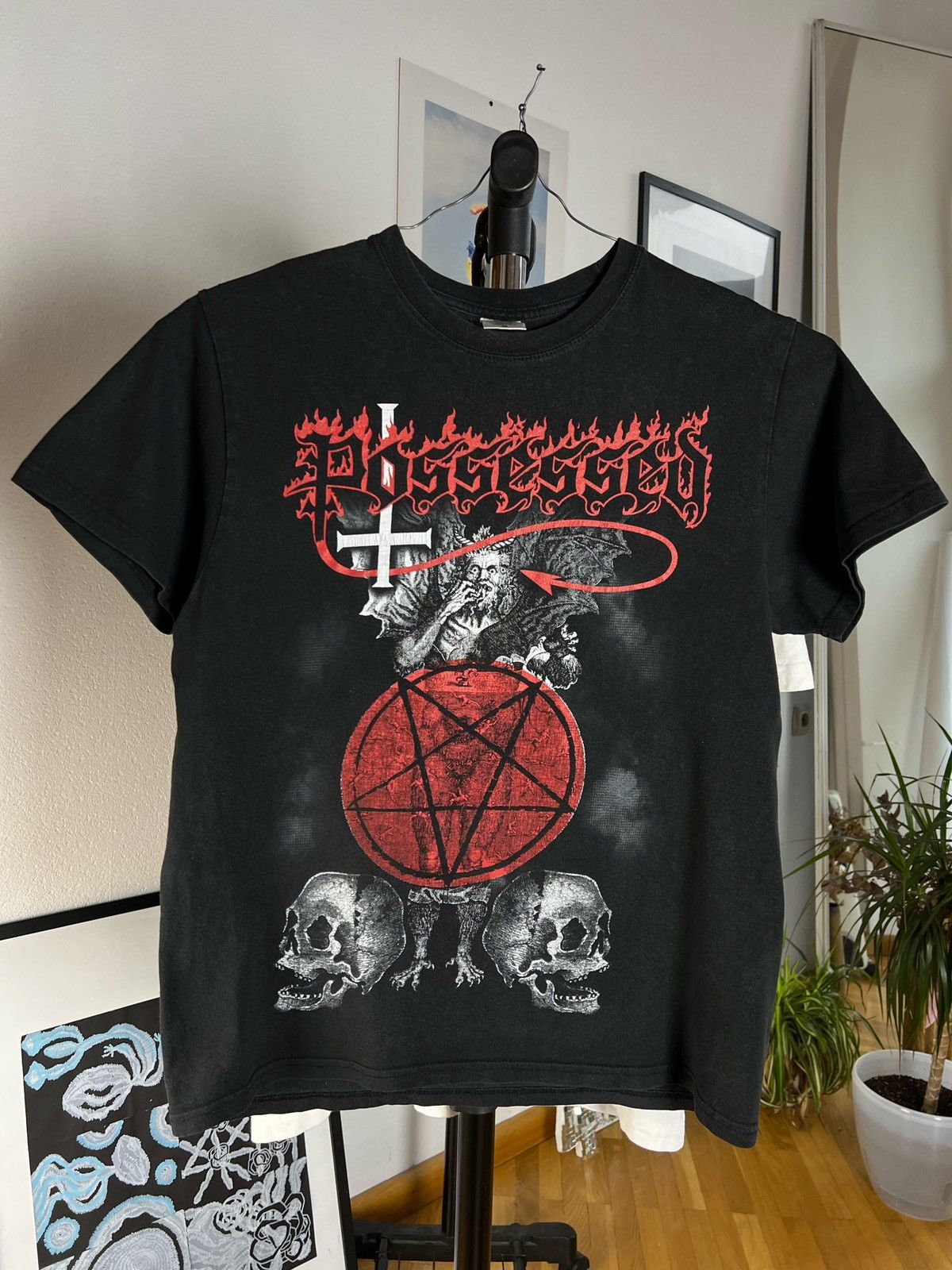 Band Tees × Vintage Vintage Possessed Seven Churches band tee 90s Size US M / EU 48-50 / 2 - 1 Thumbnail