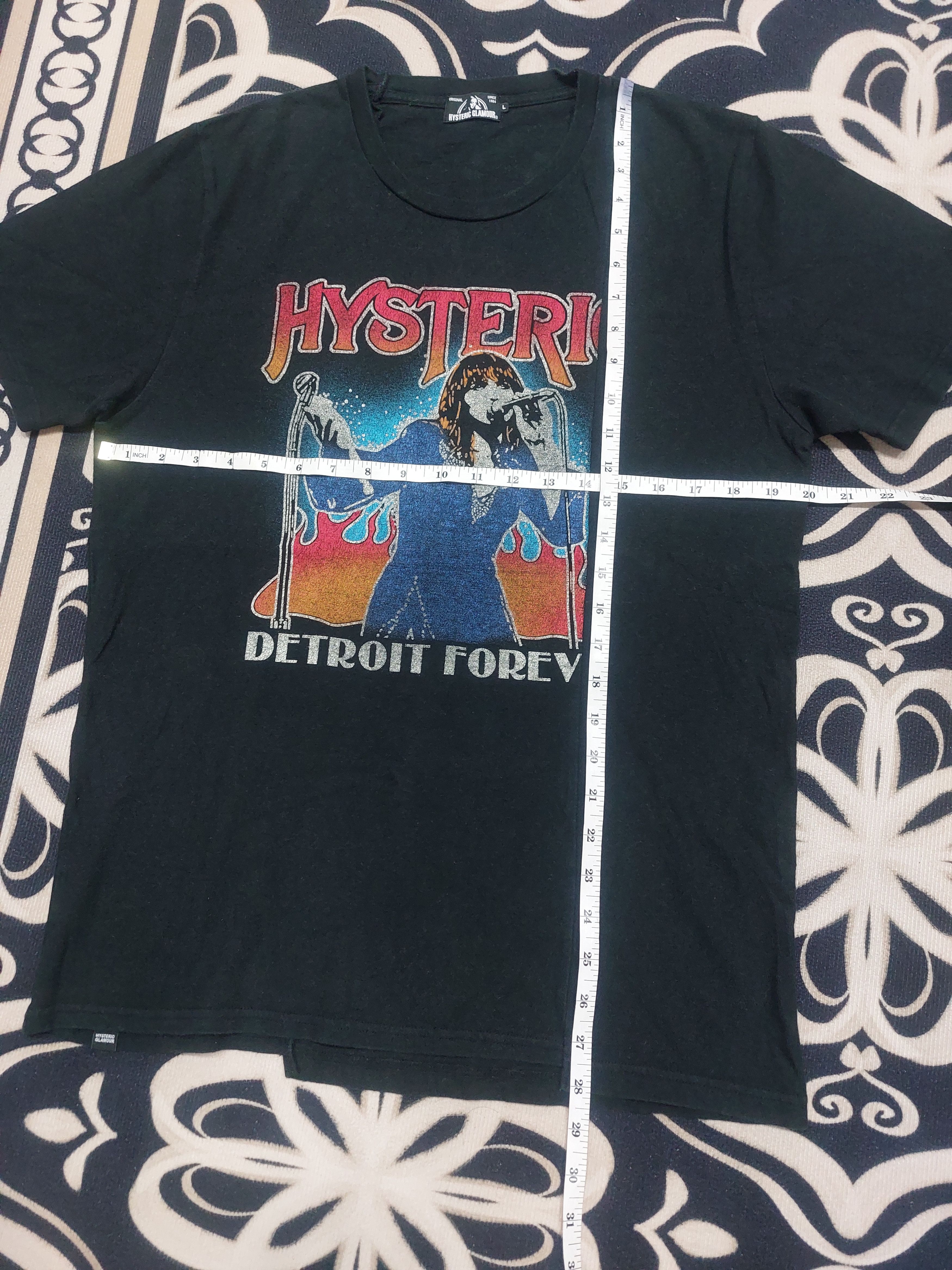 Hysteric Glamour Y2K HYSTERIC GLAMOUR DETROIT FOREVER TEE Size US M / EU 48-50 / 2 - 18 Thumbnail
