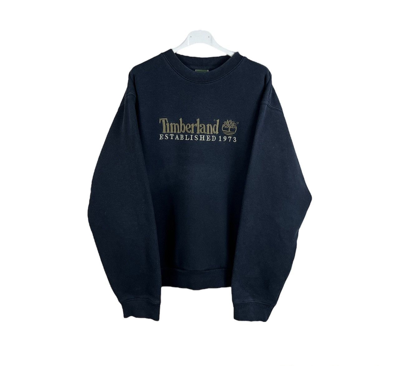 Timberland × Vintage Vintage Timberland y2k big logo embroidered sweatshirt crew Size US M / EU 48-50 / 2 - 2 Thumbnail