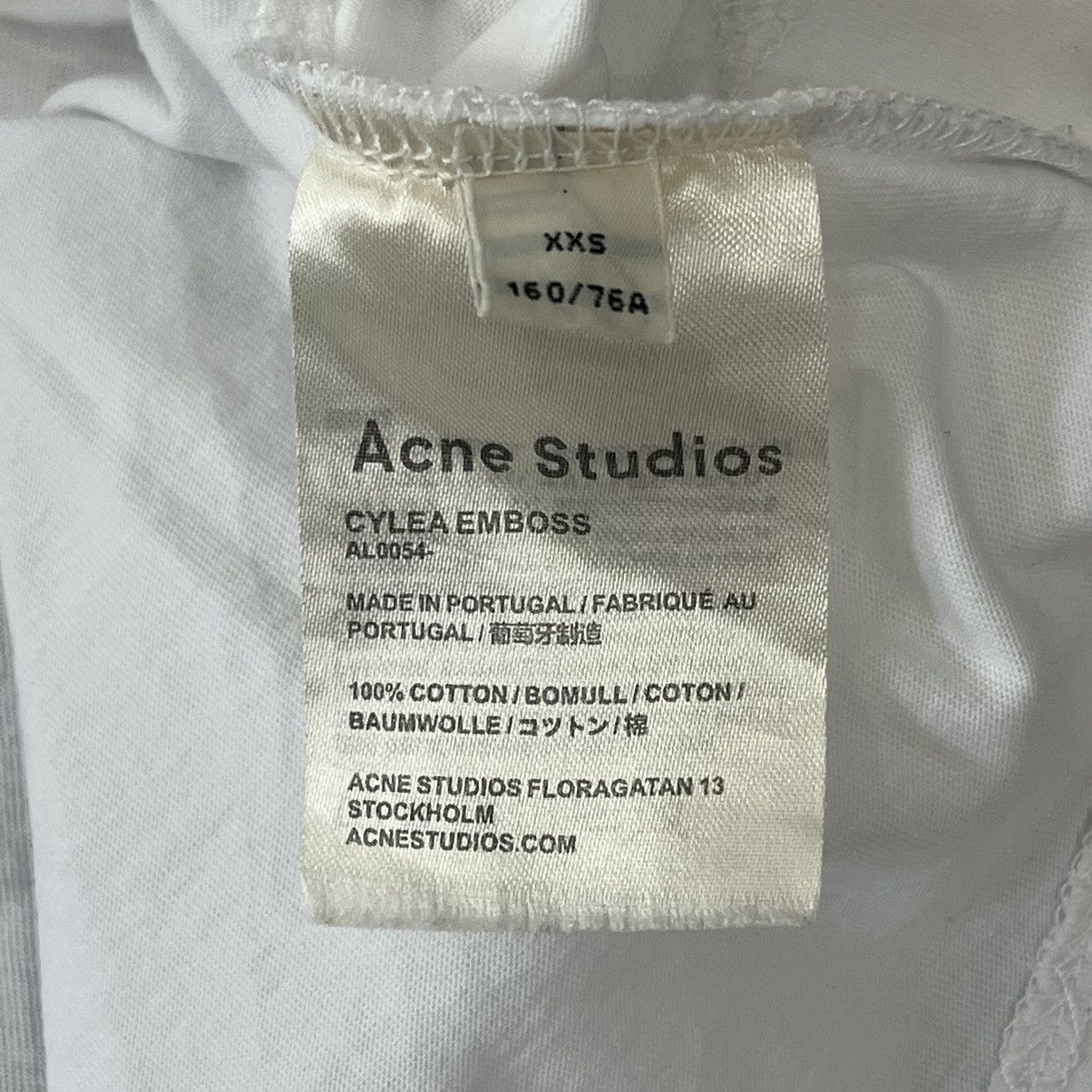 Acne Studios Acne studios cyclea emboss cropped shirt Size XXS / US 00 / IT 34 - 5 Thumbnail