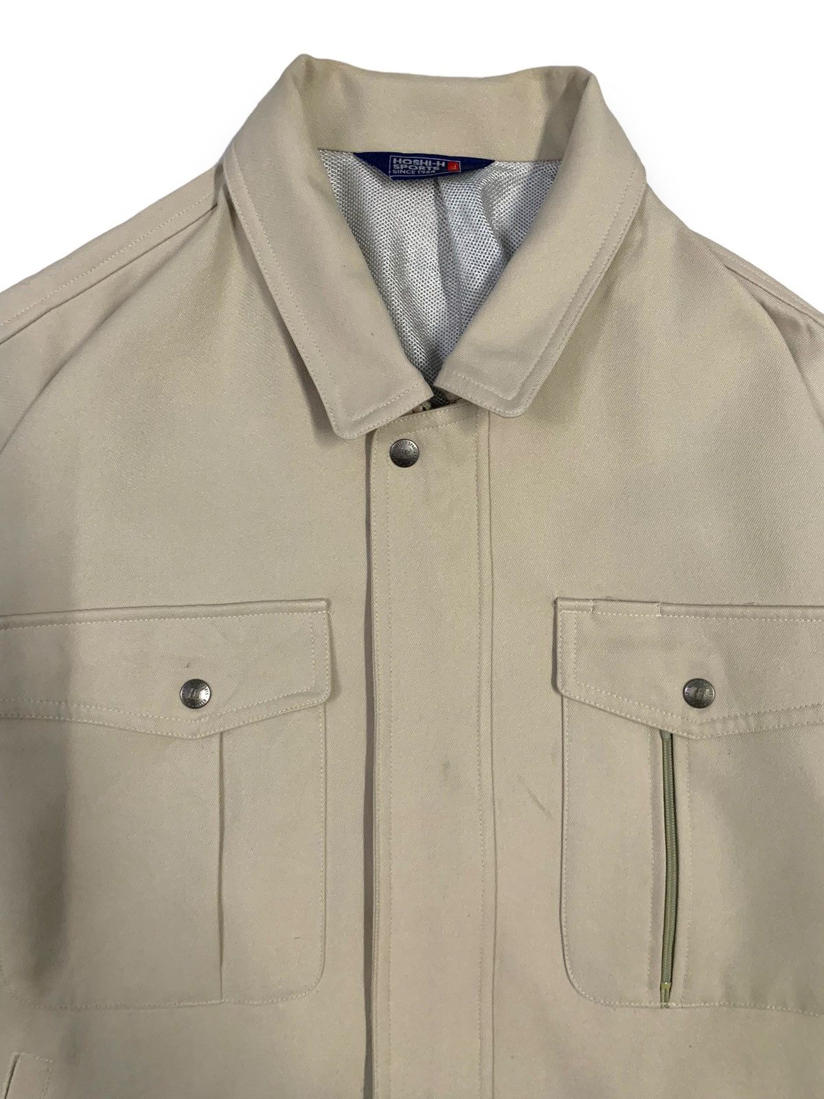 Japanese Brand Vintage Hoshi-H Sports Multi-pockets Workwear Light Jacket Size US L / EU 52-54 / 3 - 5 Thumbnail