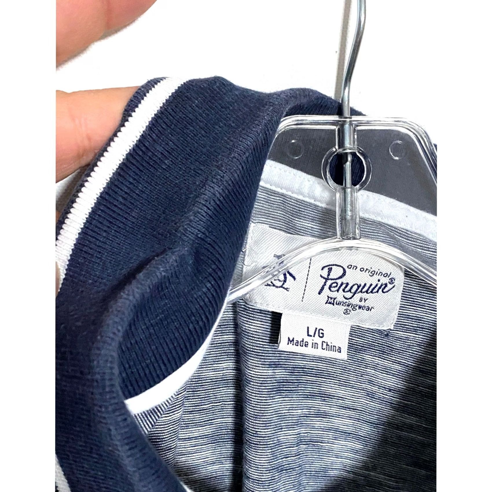 Original Penguin Original Penguin Golf Polo Shirt Mens L Blue Short Sleeve Pullover Casual Workwear Polo Size US L / EU 52-54 / 3 - 7 Thumbnail