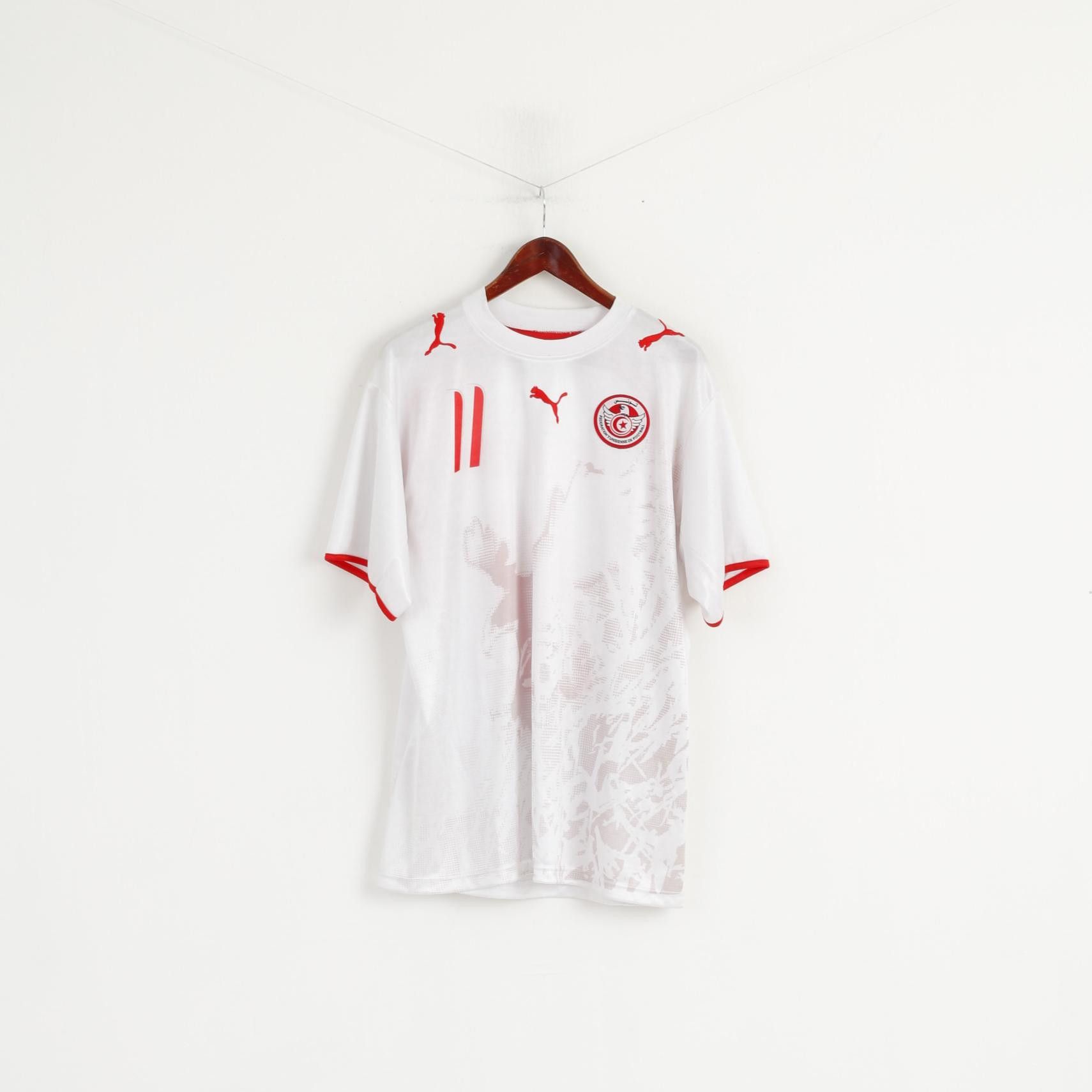 Puma Puma Federation Tunisienne Men XXL Shirt White 6397 Size US XXL / EU 58 / 5 - 2 Thumbnail