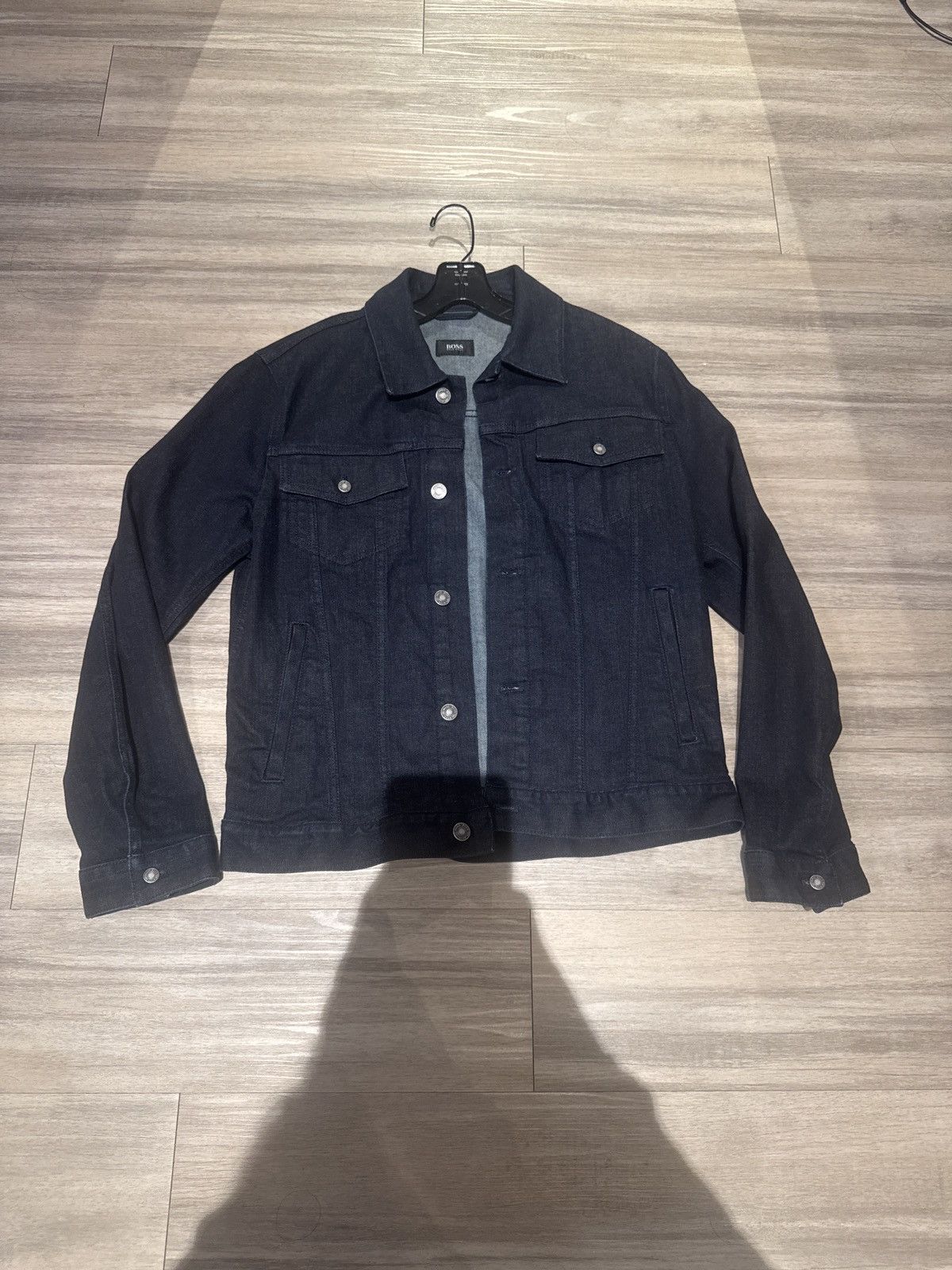 Hugo Boss Hugo Boss Navy Denim Jacket Size US M / EU 48-50 / 2 - 1 Thumbnail