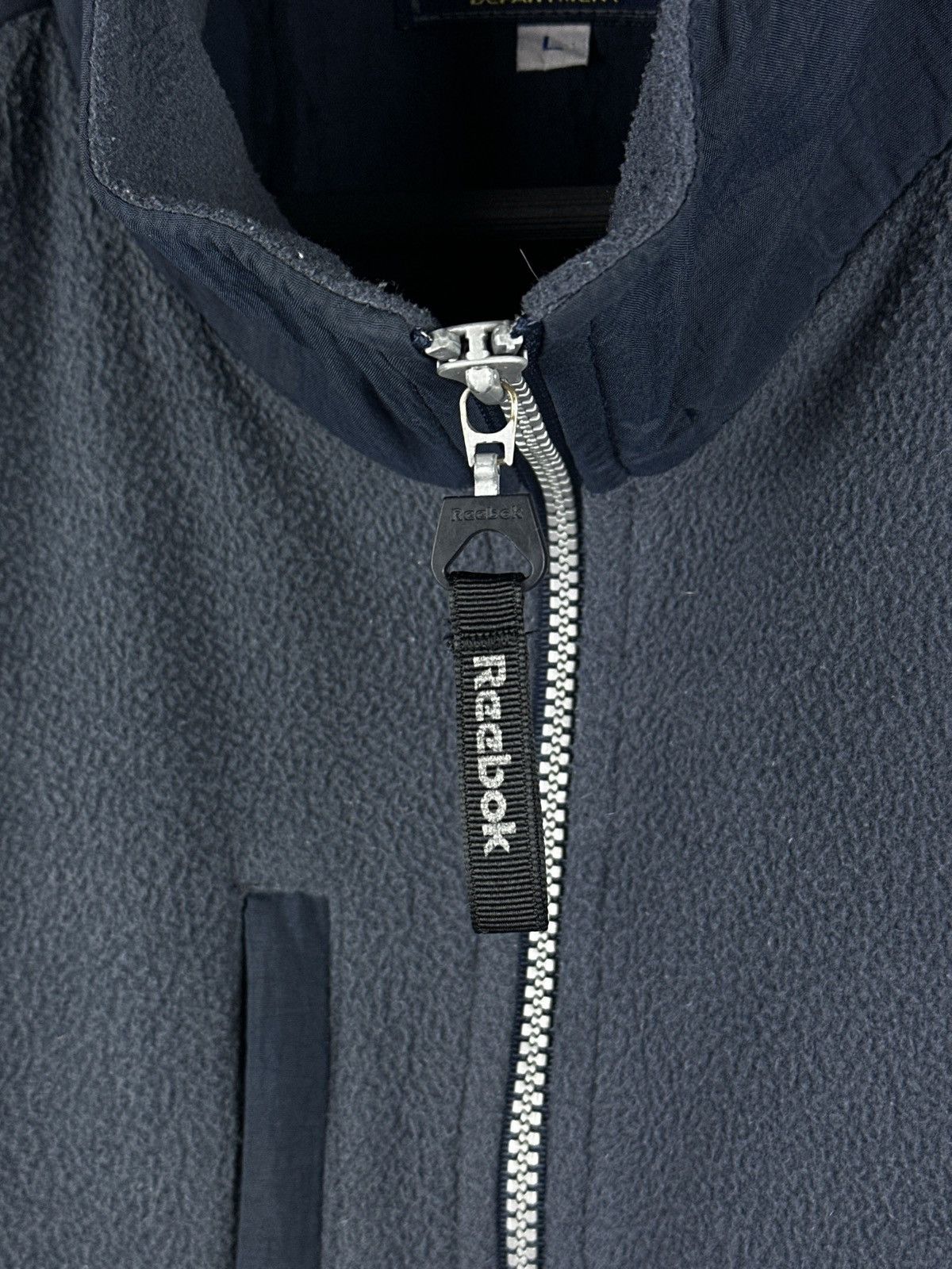 Reebok Vintage Y2K Reebok Athletic Department Fleece/Nylon Vest Size US L / EU 52-54 / 3 - 4 Thumbnail
