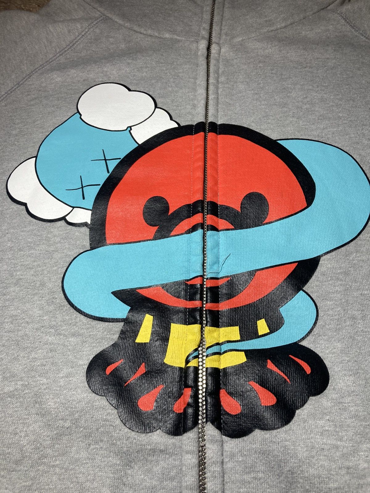 Bape 2008 Bape Kaws Bendy Octopus Full Zip Hoodie OG Camo Size US M / EU 48-50 / 2 - 5 Thumbnail