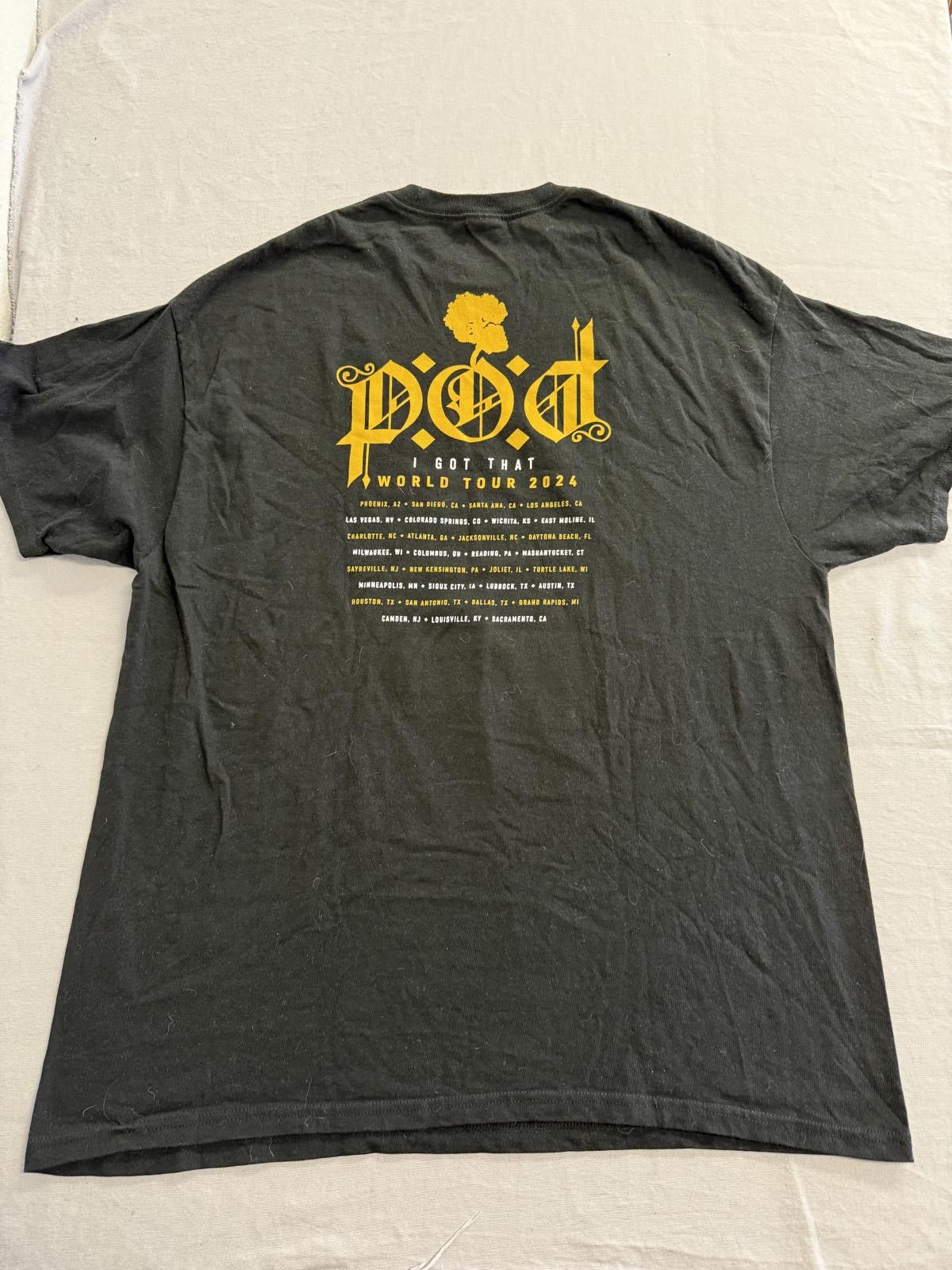 Delta POD Band Tour T-shirt Afraid To Die 2024 Tee 2XL Size US XXL / EU 58 / 5 - 2 Thumbnail