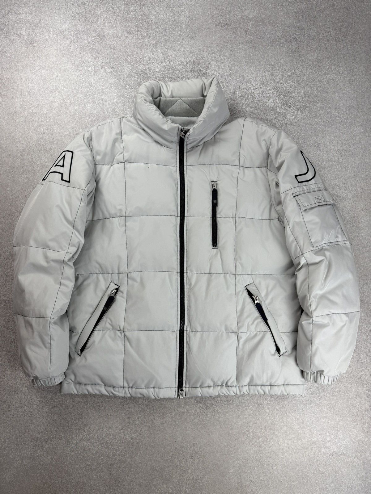 Armani Vintage Armani Jeans AJ Down Puffer Jacket Men’s Size US L / EU 52-54 / 3 - 2 Thumbnail