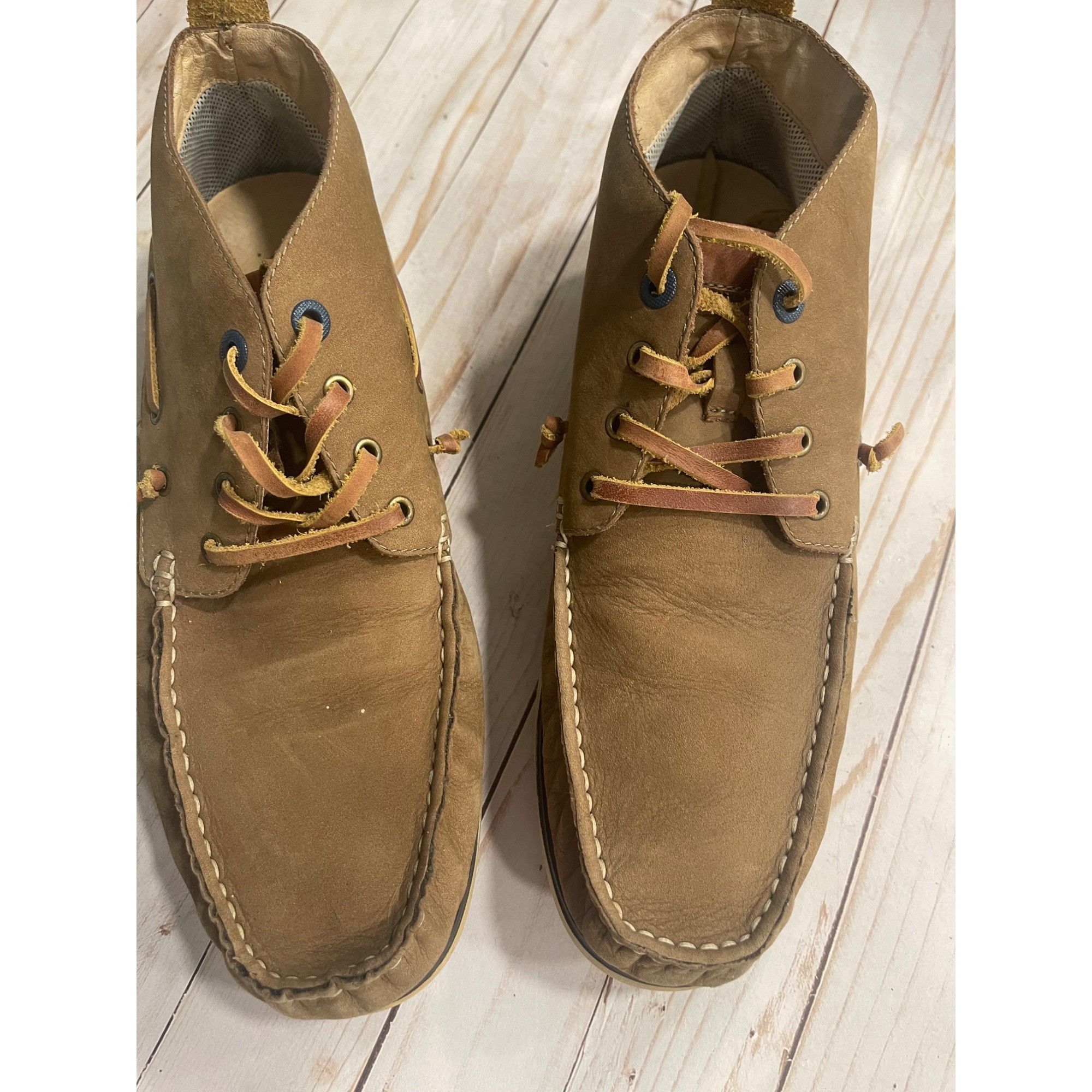 Vionic Vionic Men’s Leather Boat Shoes SZ US 10 Size US 10 / EU 43 - 2 Thumbnail