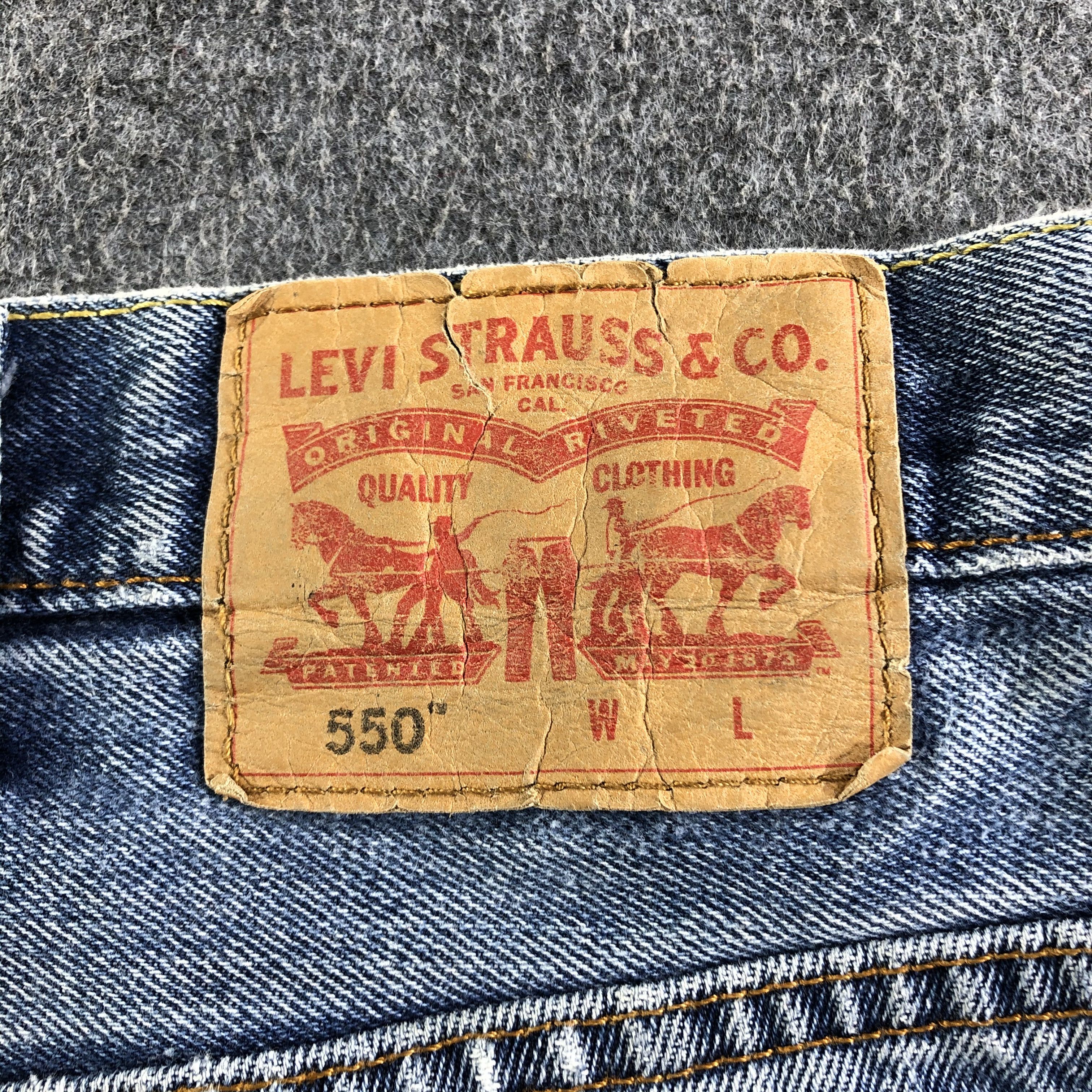 Levi's Vintage Blue Wash Levis 550 Jeans-J3530 Size US 43 - 5 Thumbnail