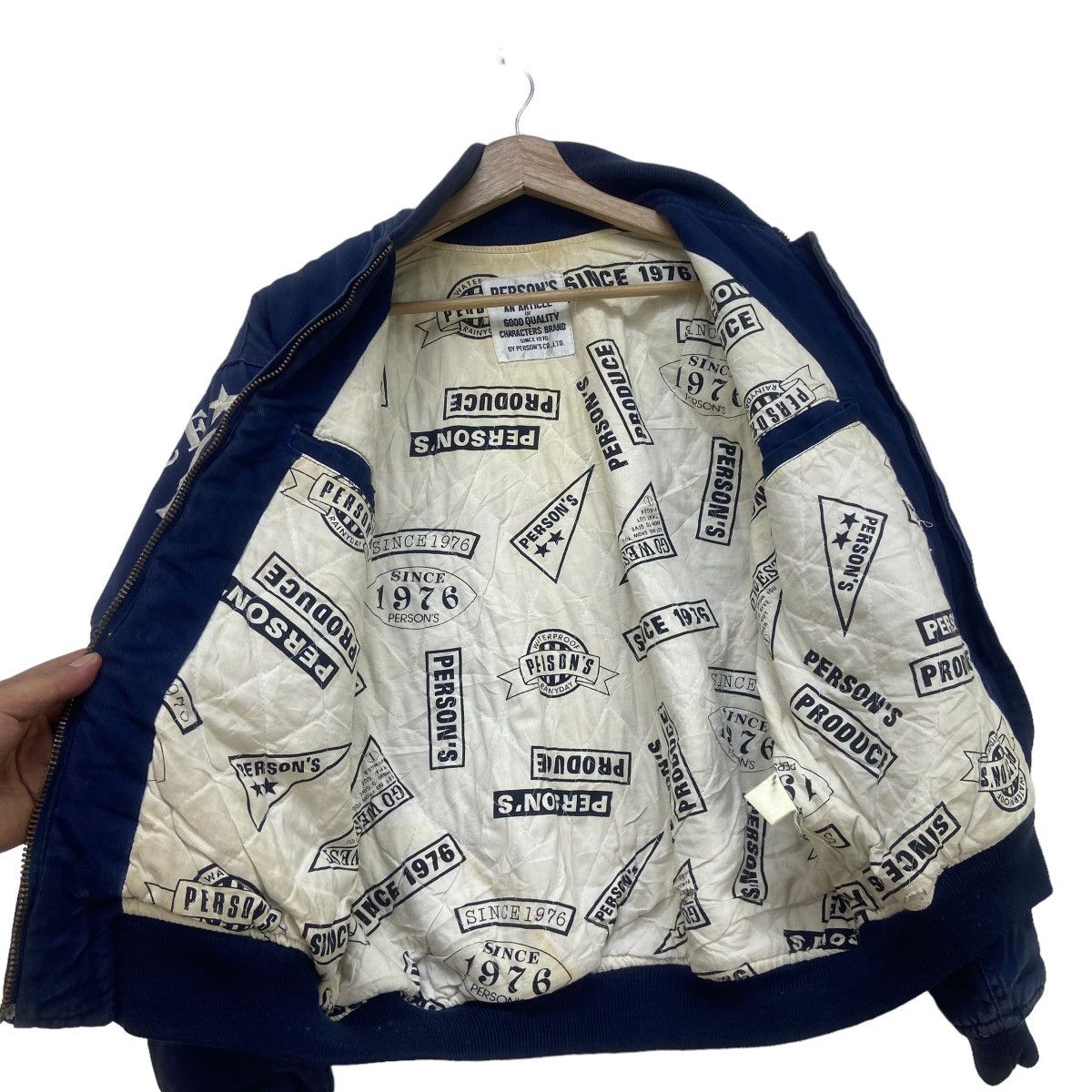 Japanese Brand × PERSON'S × Vintage Vintage Person’s Hype Street Fashion Stylish Bomber Oversize Size US S / EU 44-46 / 1 - 4 Thumbnail