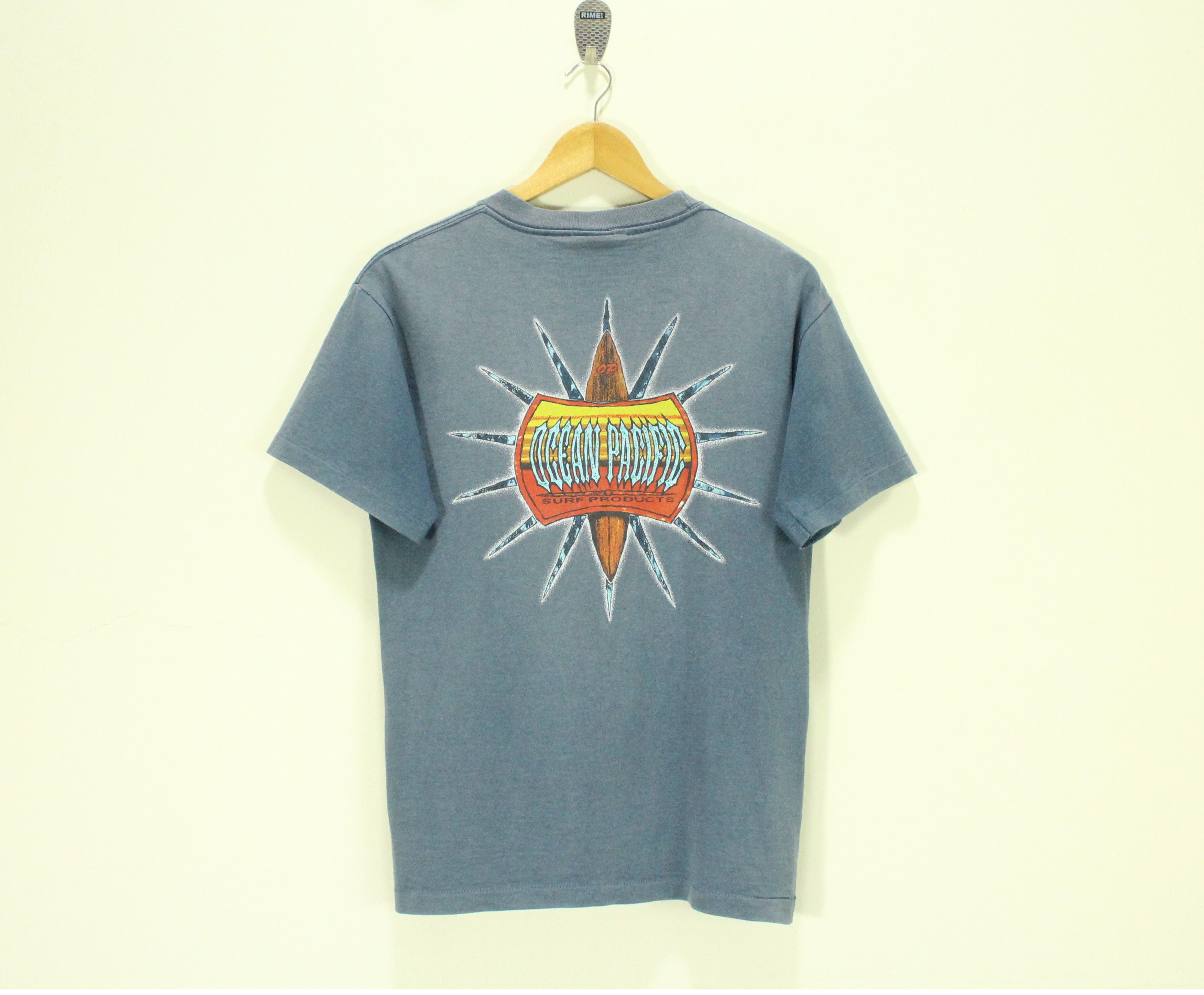 Ocean Pacific Vintage 90s OCEAN PACIFIC T Shirt Faded Distressed Surf Size US S / EU 44-46 / 1 - 1 Thumbnail