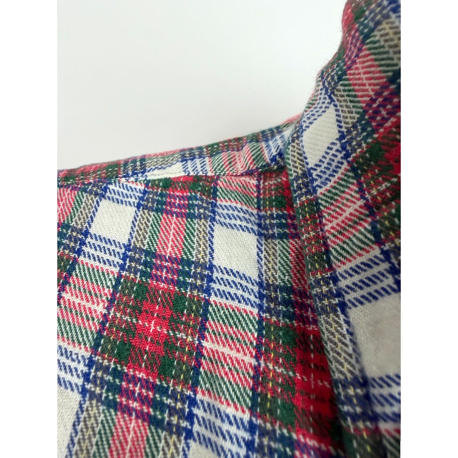 Arrow VINTAGE 80s Arrow Flannel Shirt Men Medium Lightweight Plaid Button-Up Grunge Hipster Size US M / EU 48-50 / 2 - 3 Thumbnail