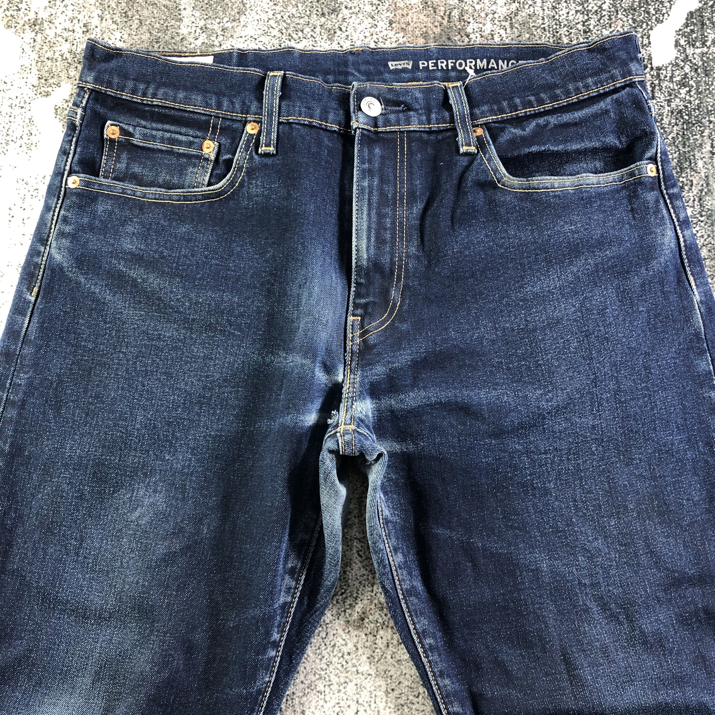 Levi's Levis 502 Jeans Distresed Denim KJ2201 Size US 33 - 3 Thumbnail