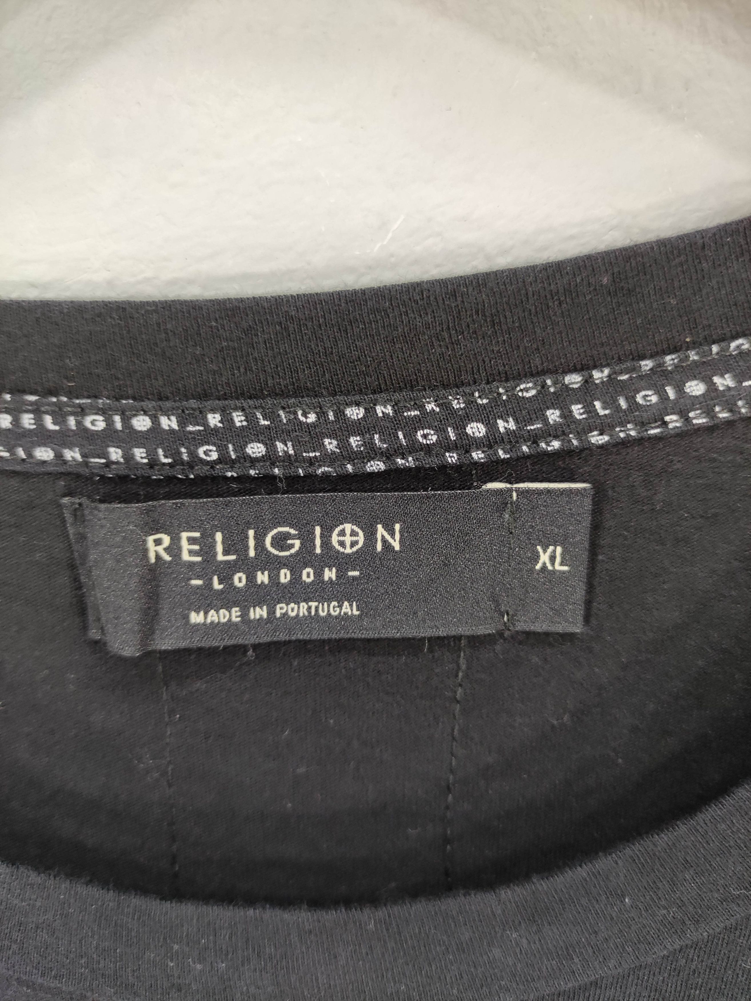 True Religion Vintage Religion London Skull Prayer Tee Tshirt Size US L / EU 52-54 / 3 - 2 Thumbnail